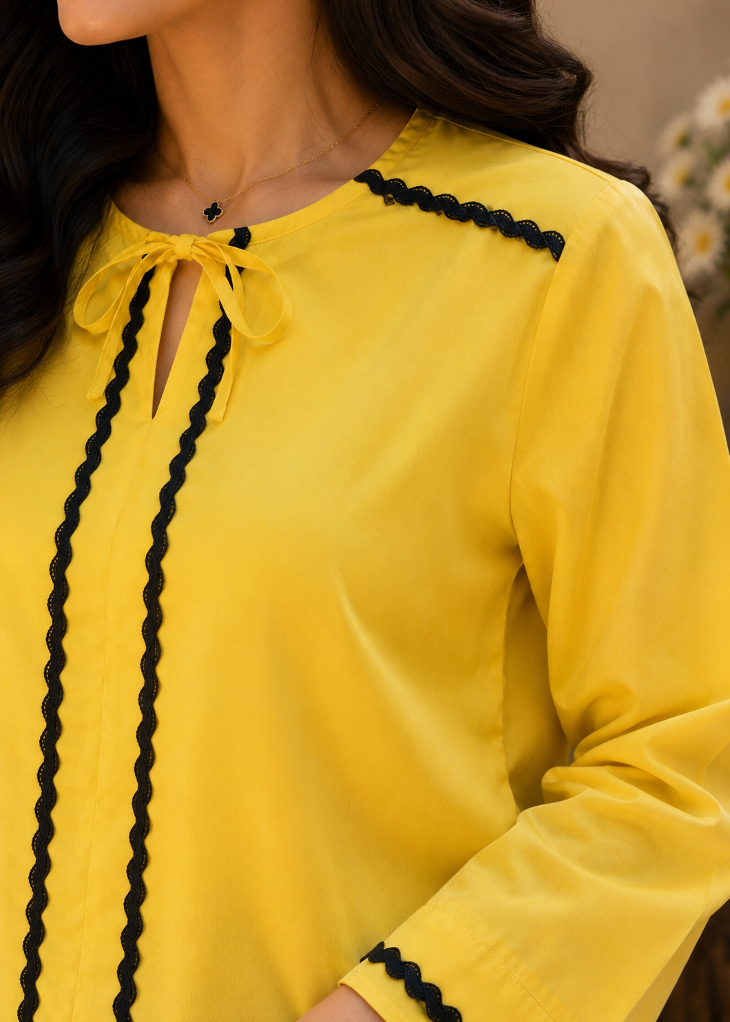 lawn Tunic in Yellow