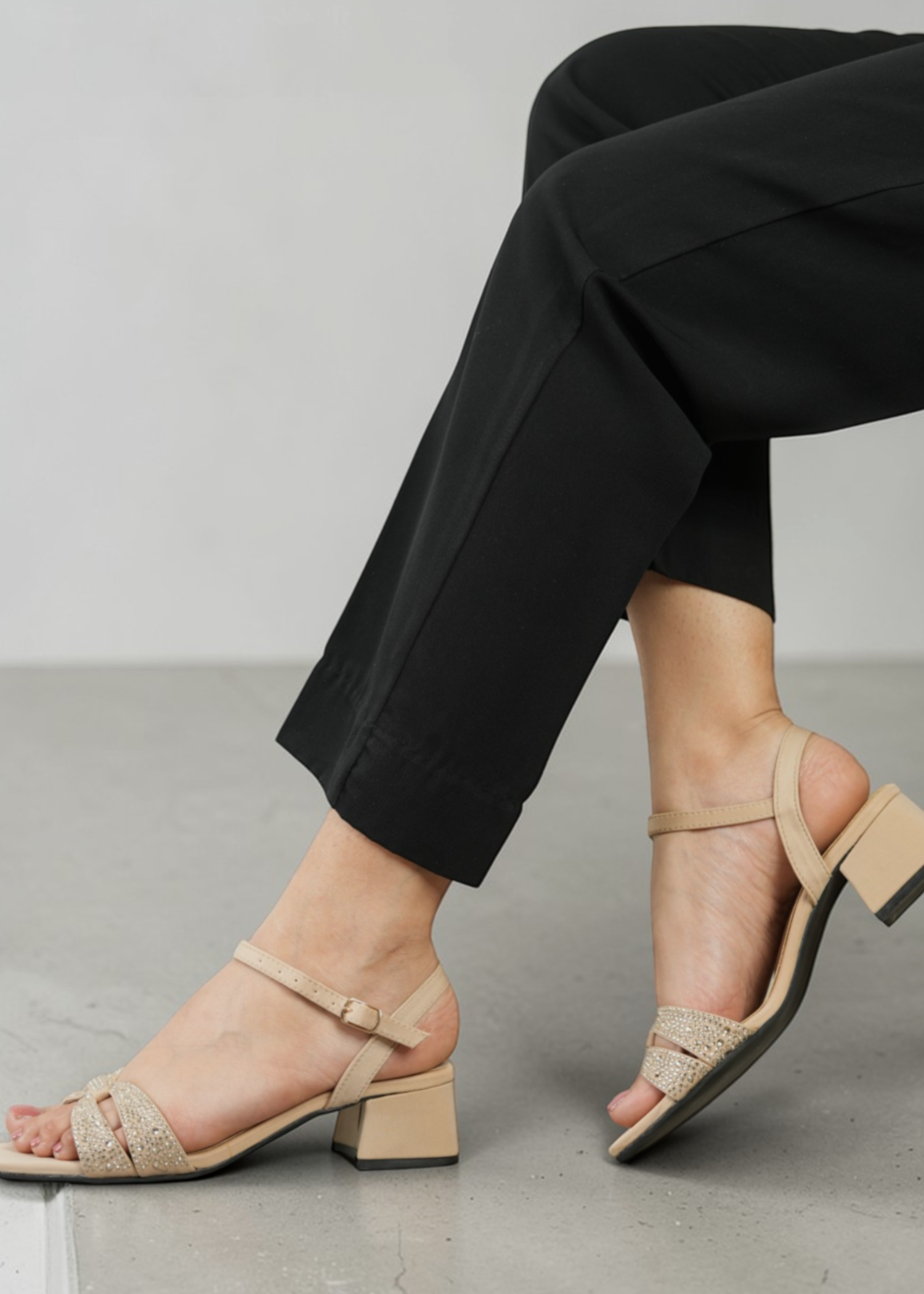 Heels in Beige by - High Quality Women Heels TMH7352