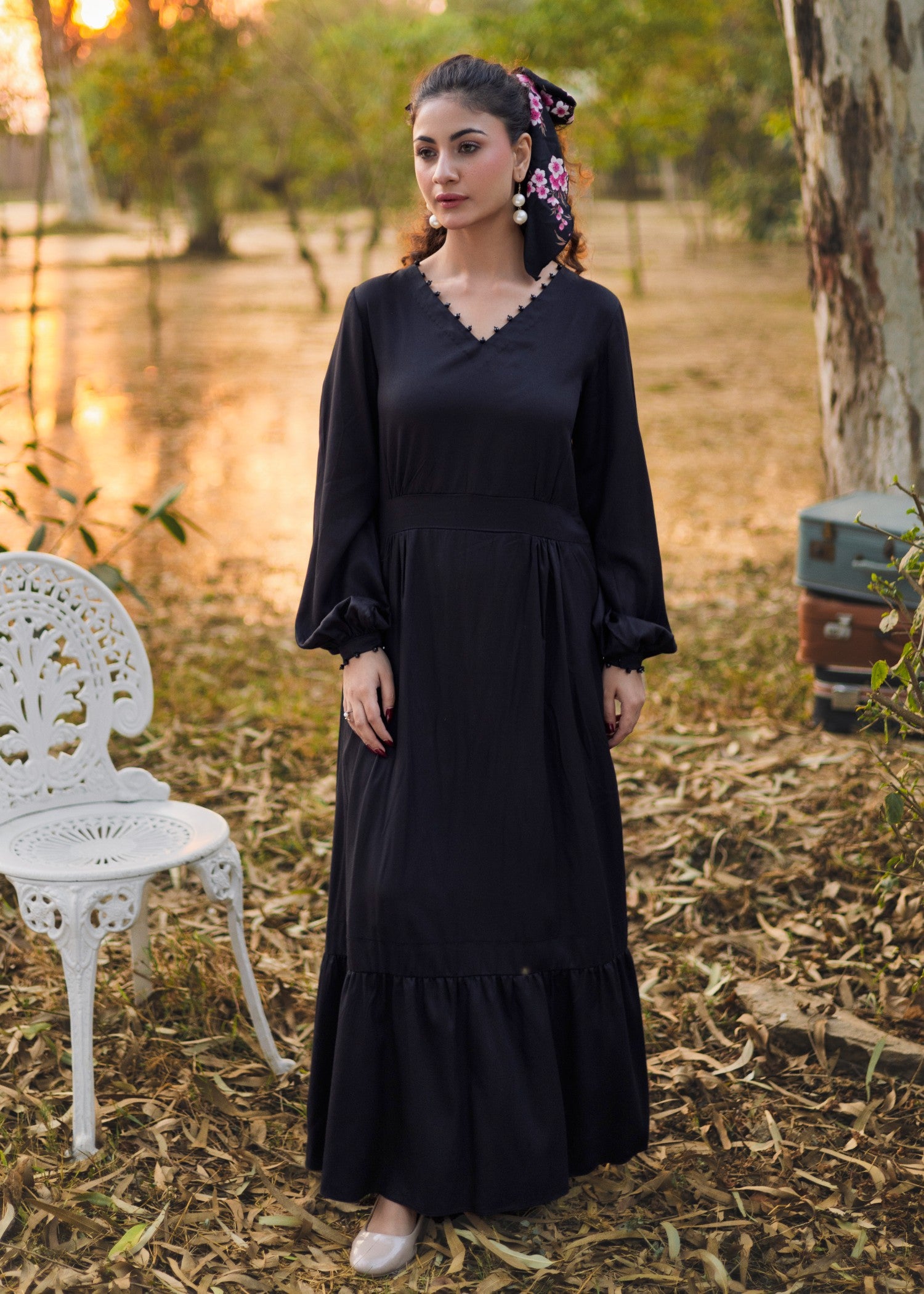 pure marina Maxi in Black