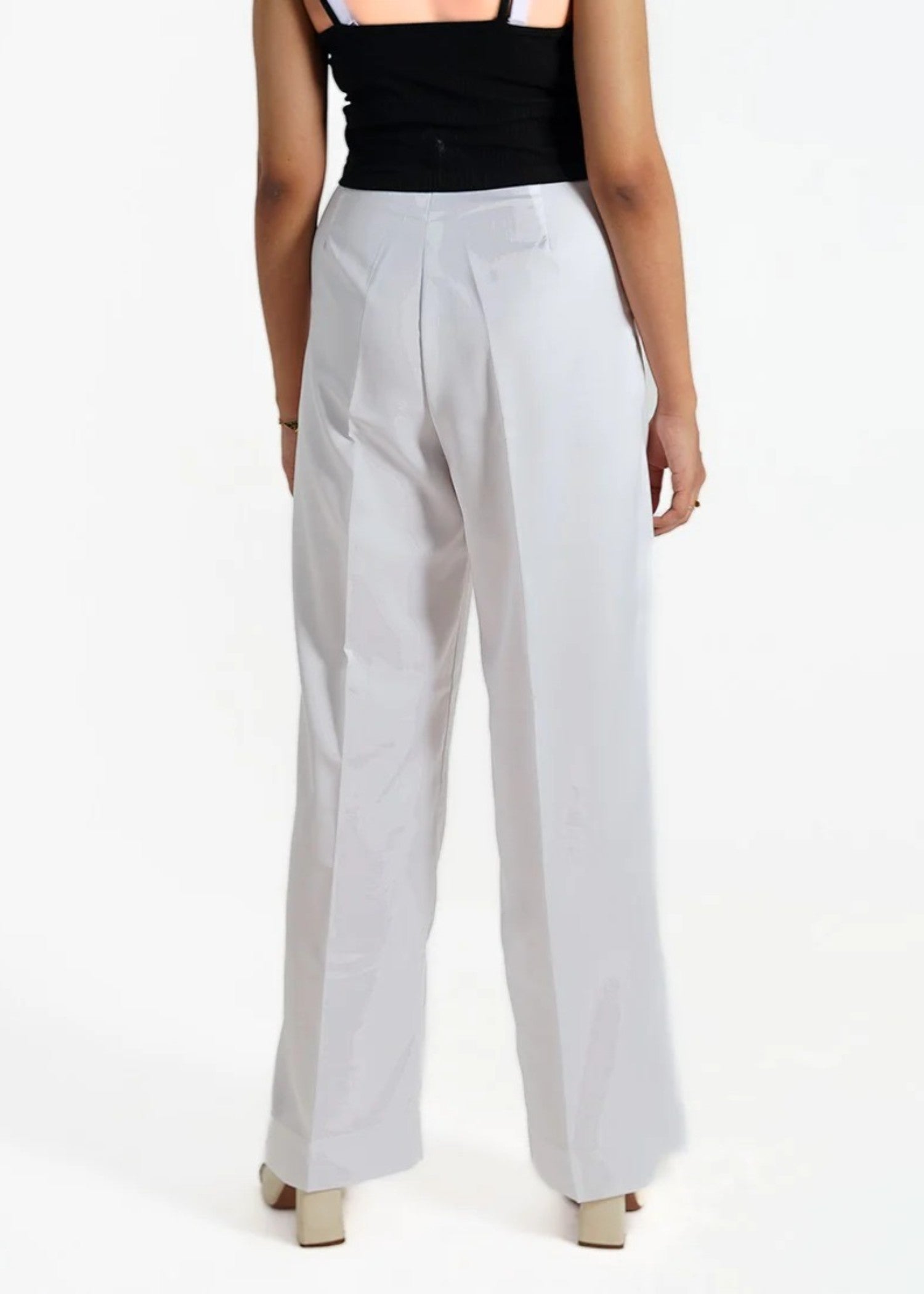 polycotton Pants in White