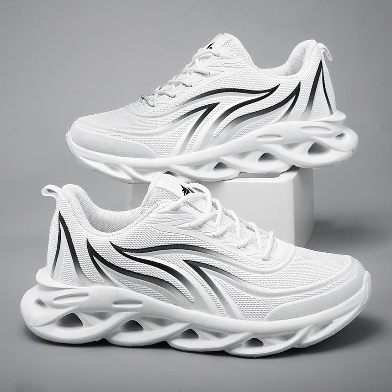 Men's Sports Mesh Shoes Red Coconut Running Shoes High-quality Athietic Sneakers
