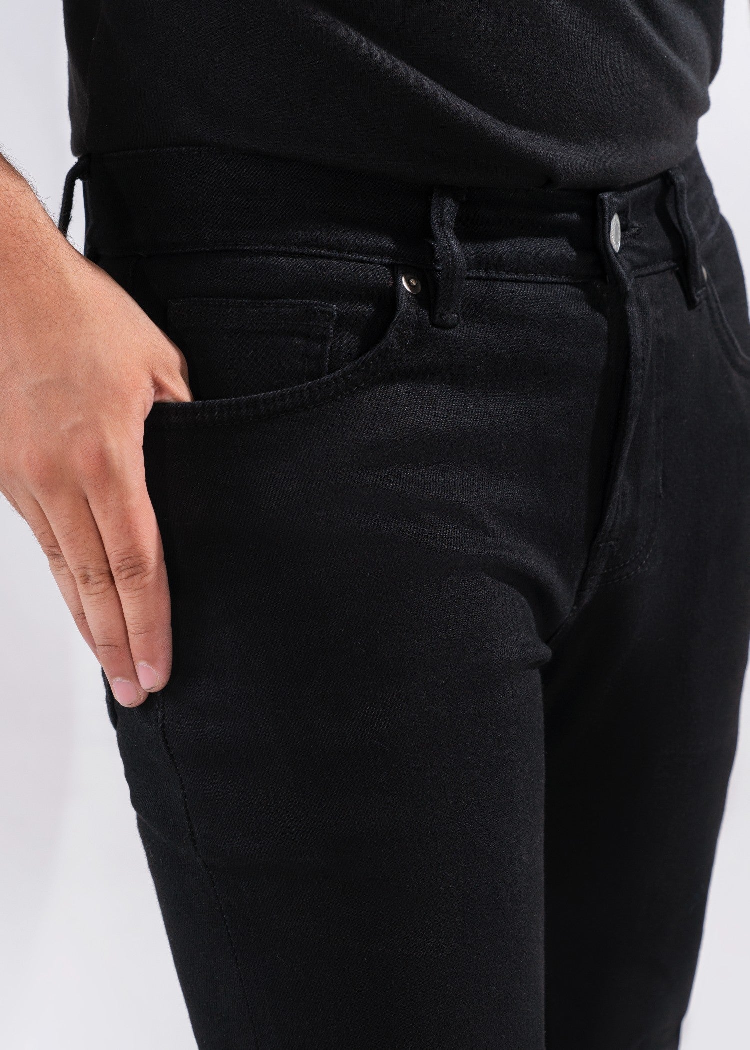 stretch denim Jeans in Black