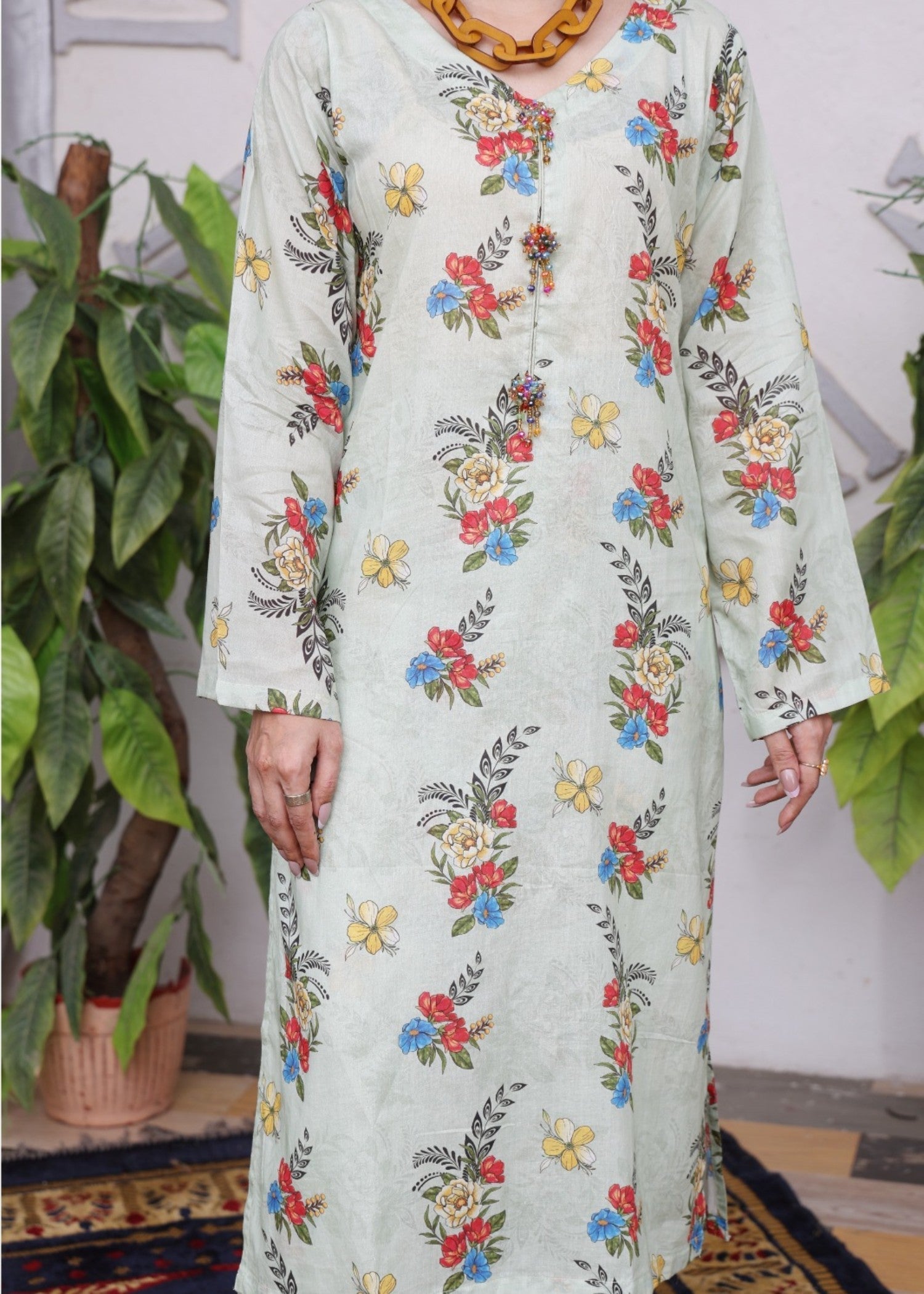 lawn Co Ord Sets in Tea green