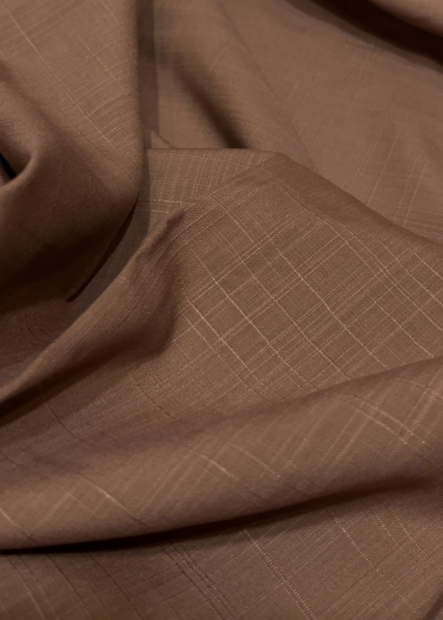textured wash & wear Unstitched in Copper