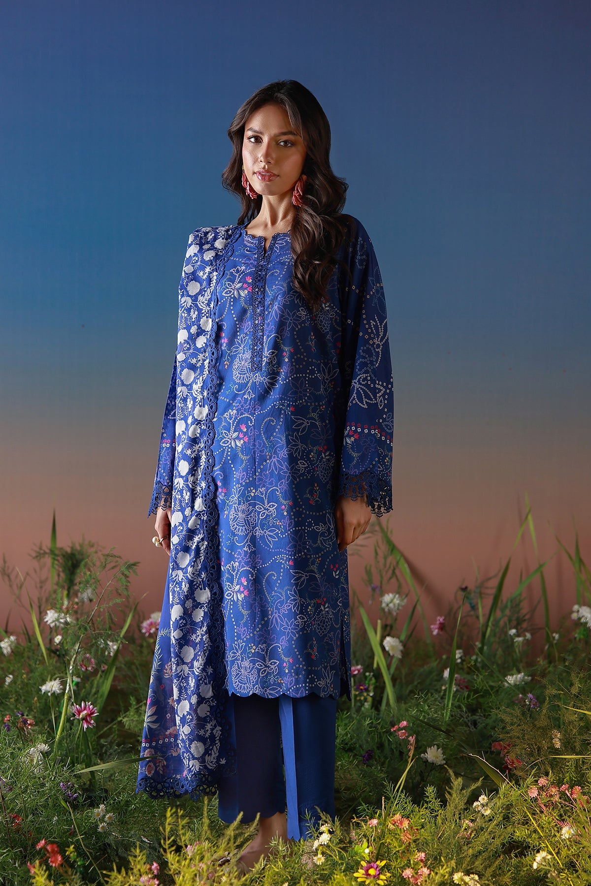 Mirha Lawn – Bandhni Delight