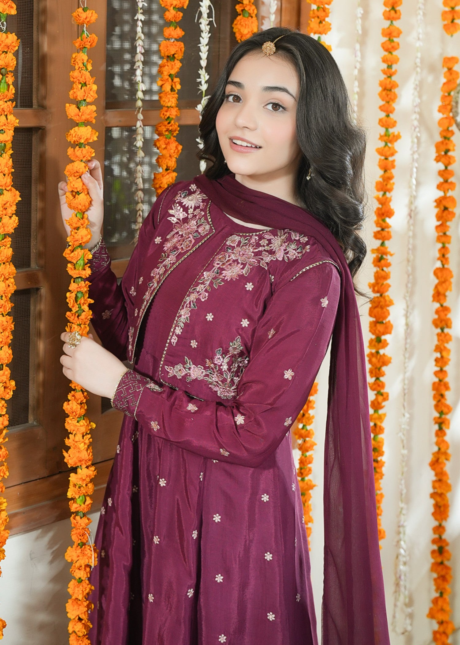 silk Jacket in Fuchsia
