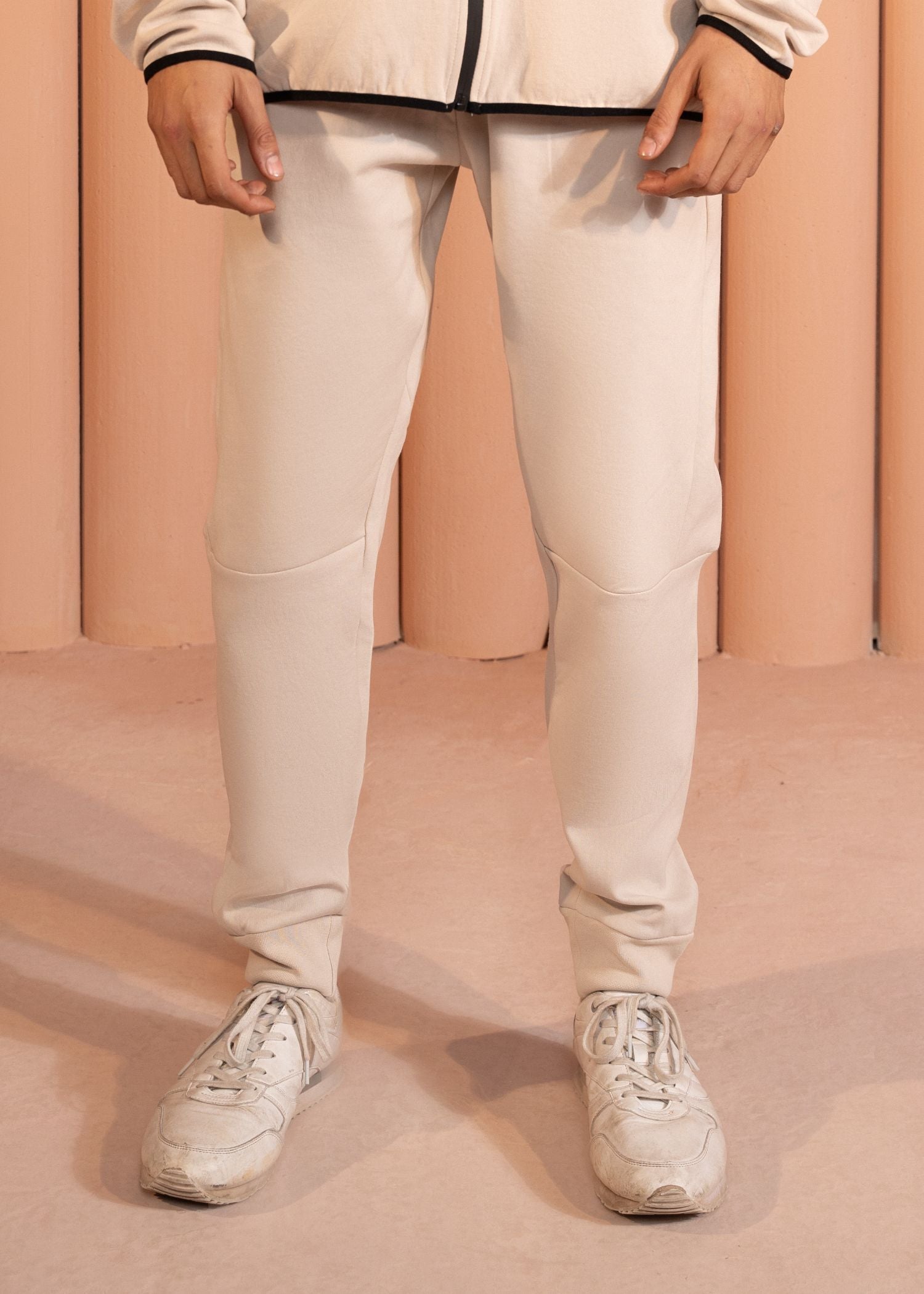 fleece Trousers in Cream