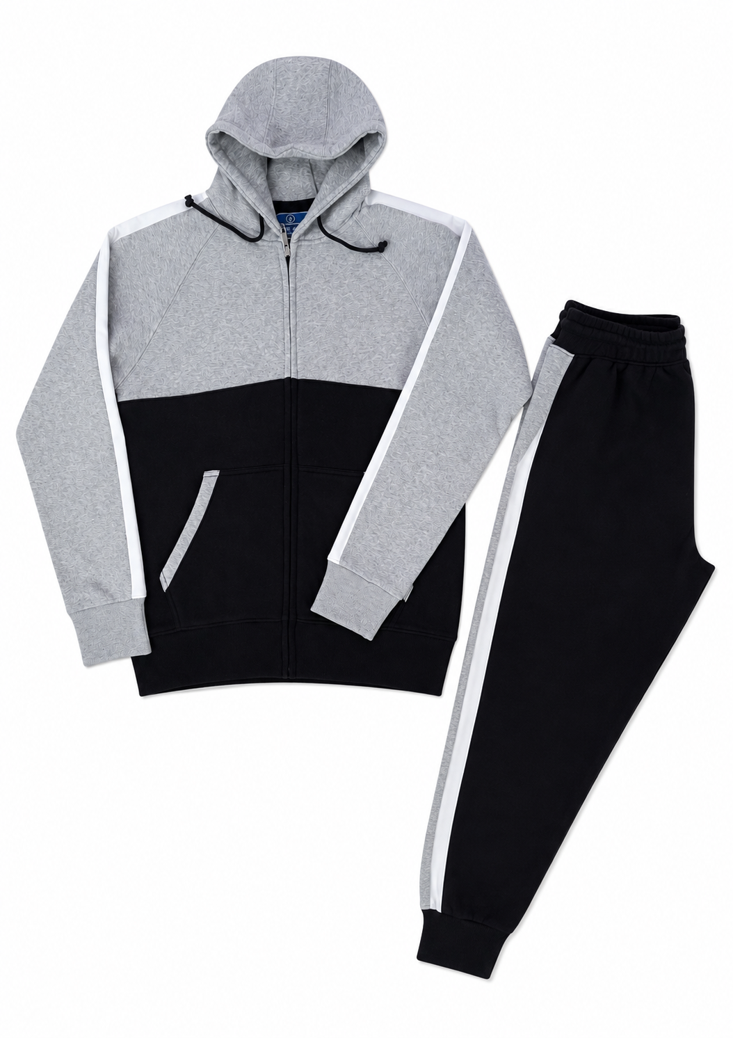 fleece jersey knit Tracksuit in Multi