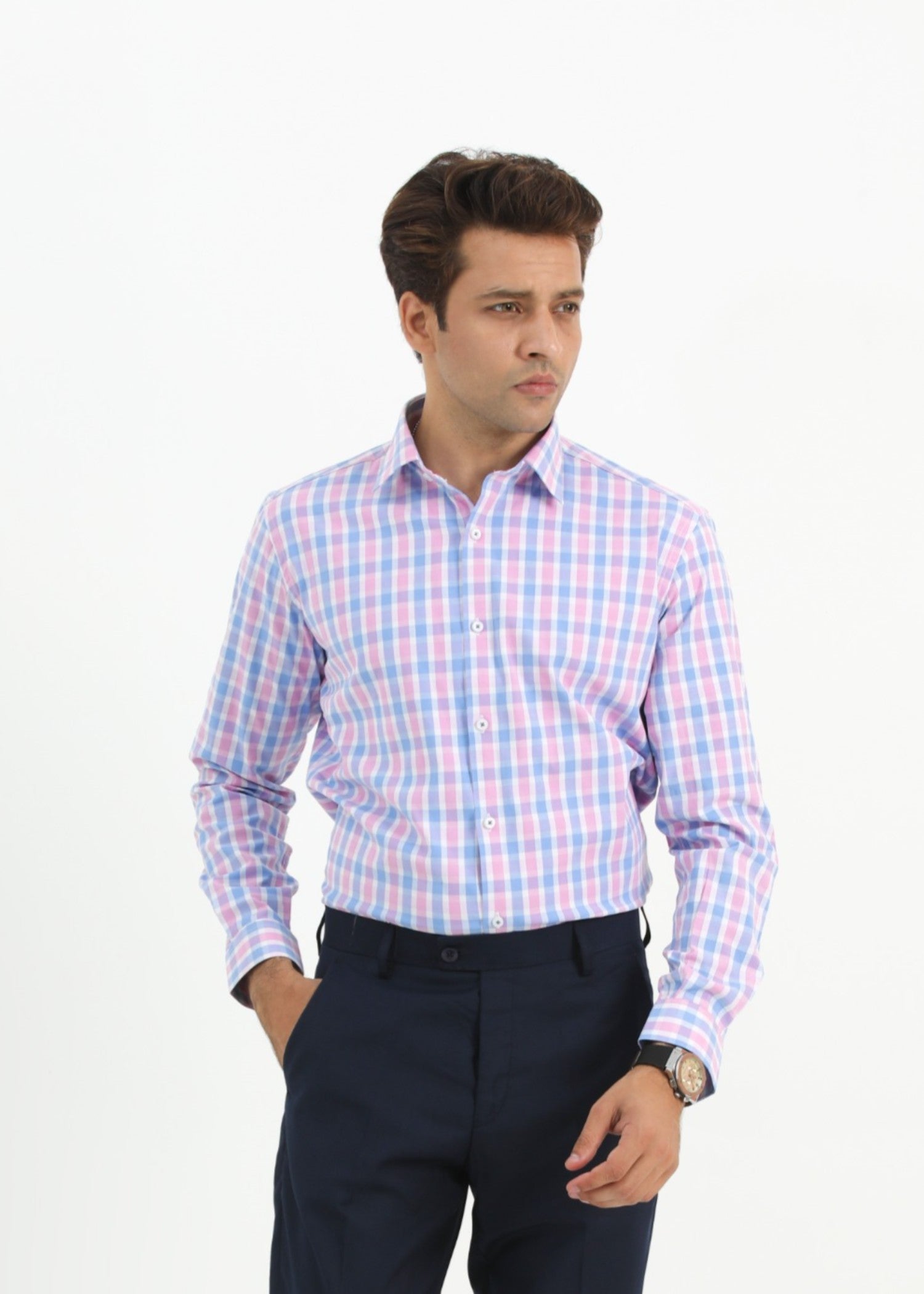cotton Formal Shirt in Multi
