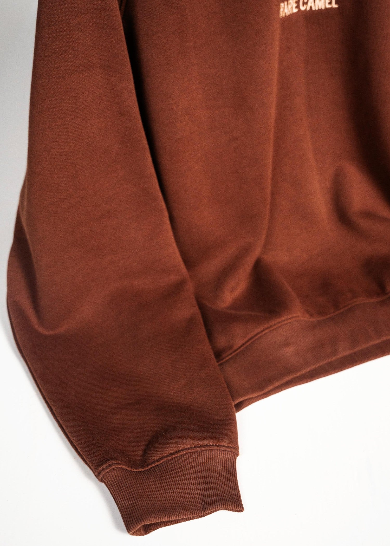 polycotton Sweatshirt in Dark brown