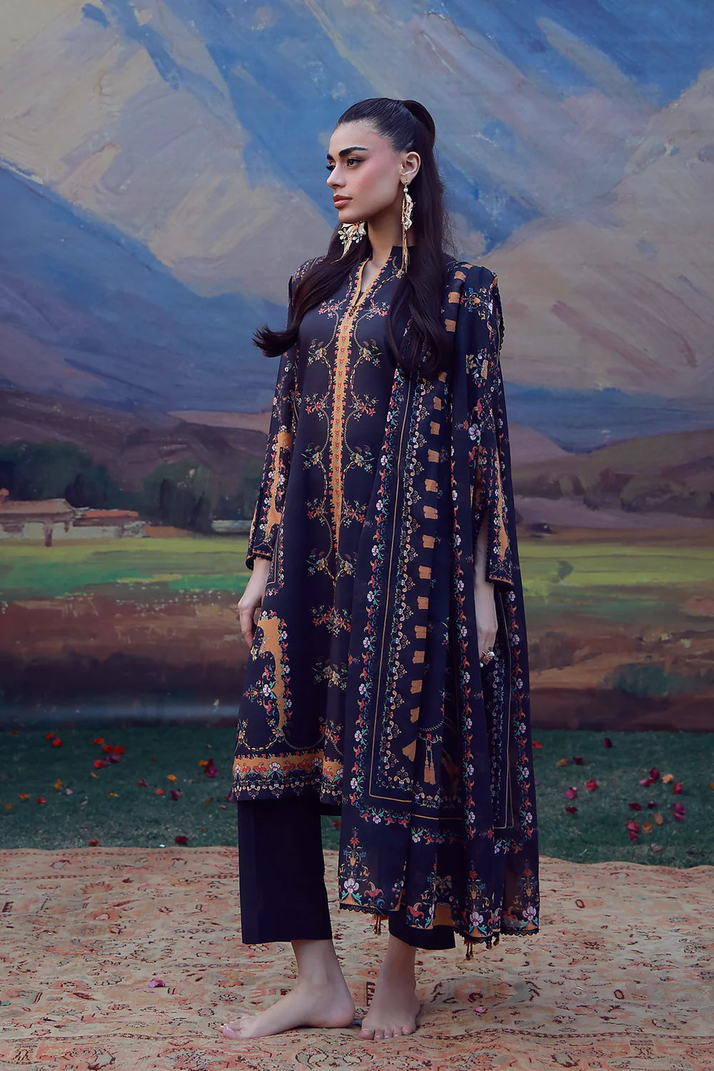 Mirha Lawn – Midnight Jardin