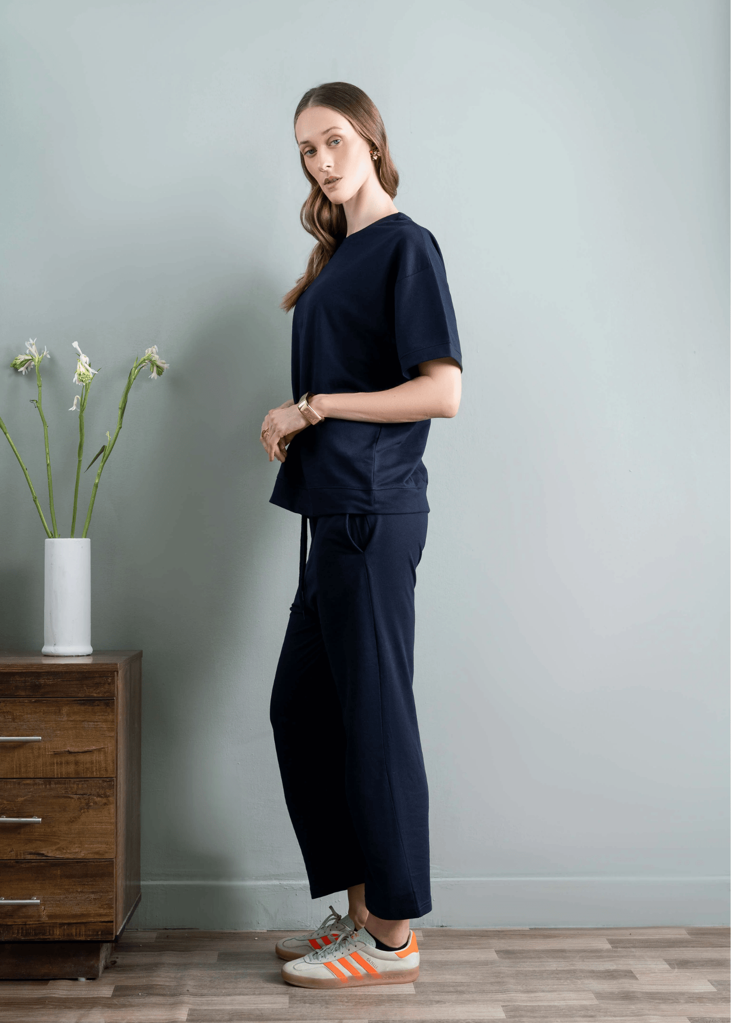 fleece Co Ord Sets in Navy blue