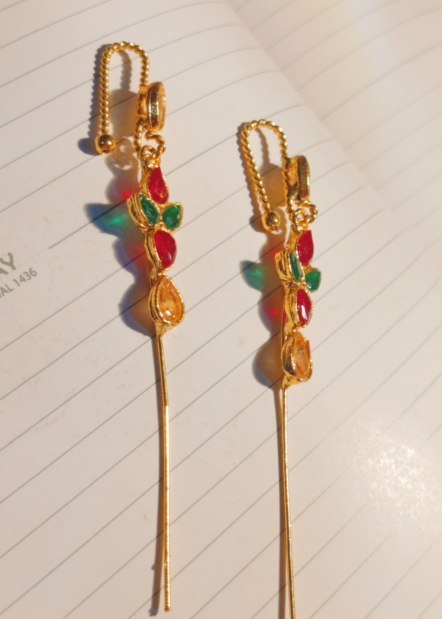 Earrings in Multi Color by - Trendy Women Earrings HTA8689