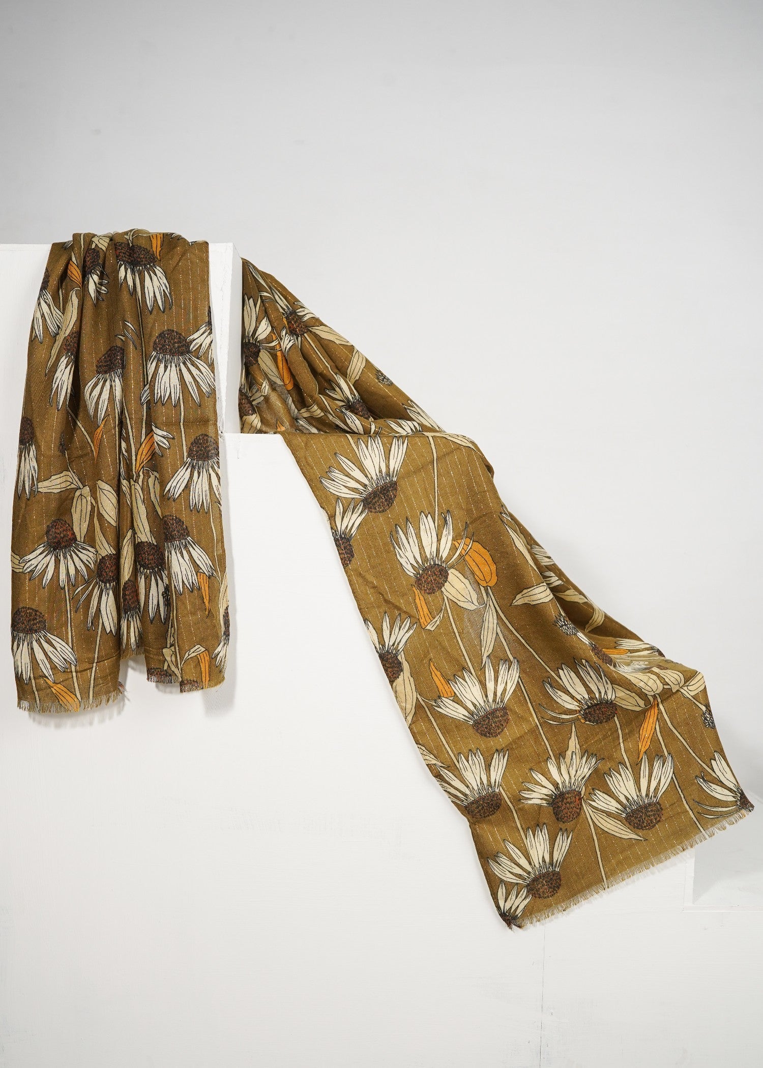 viscose Hijab in Brown, multi