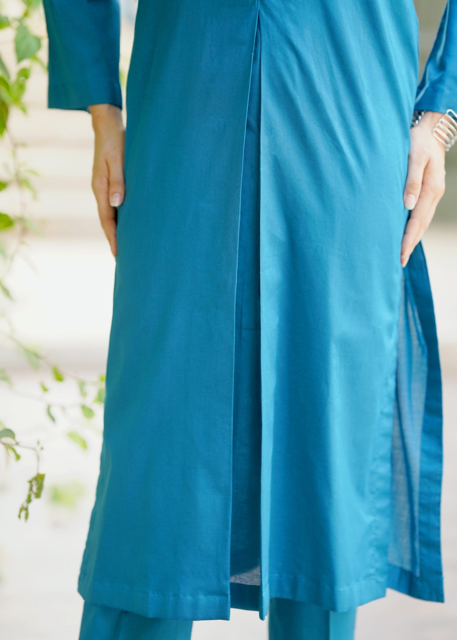 lawn Co Ord Sets in Sapphire blue