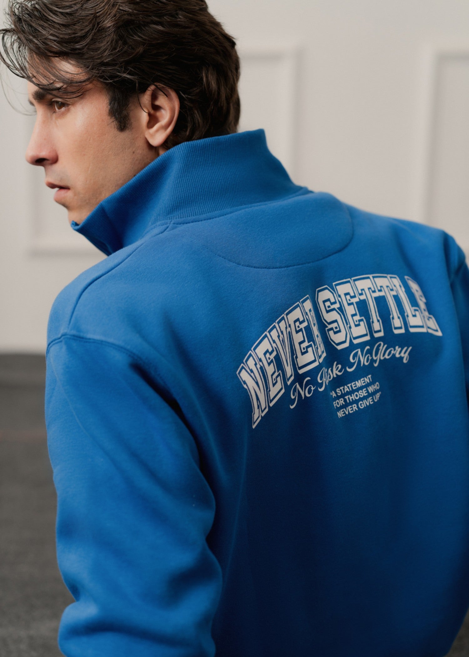 fleece Sweatshirt in Royal blue - view 8