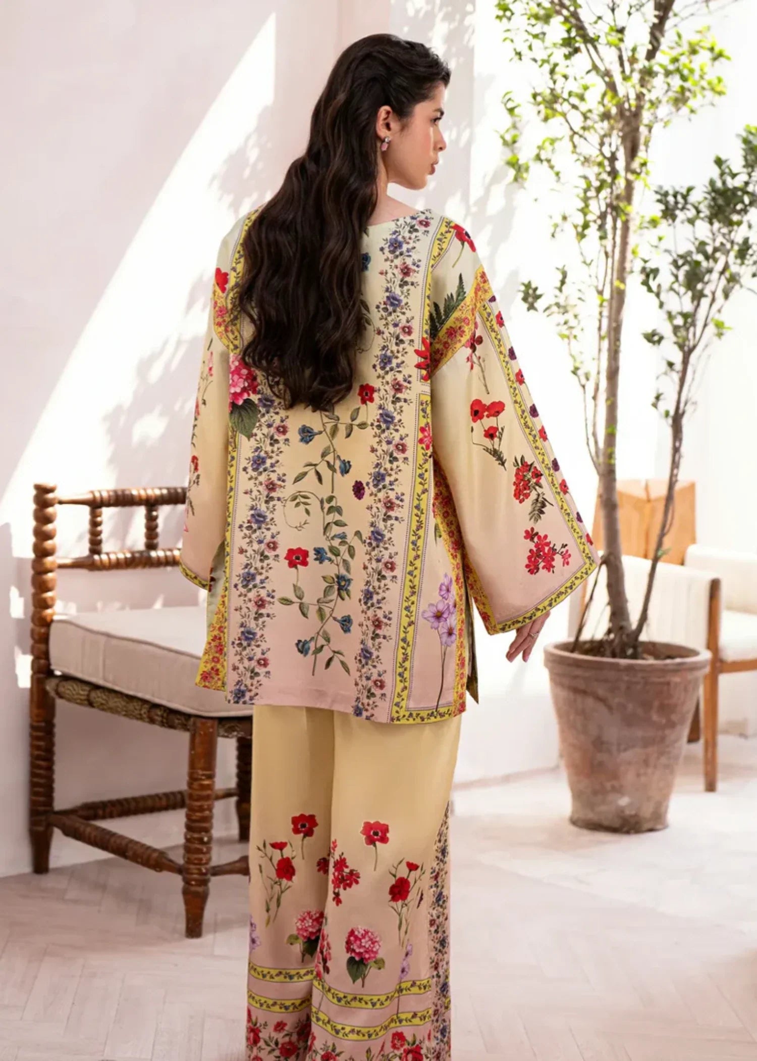 pk raw silk Co Ord Sets in Wheat