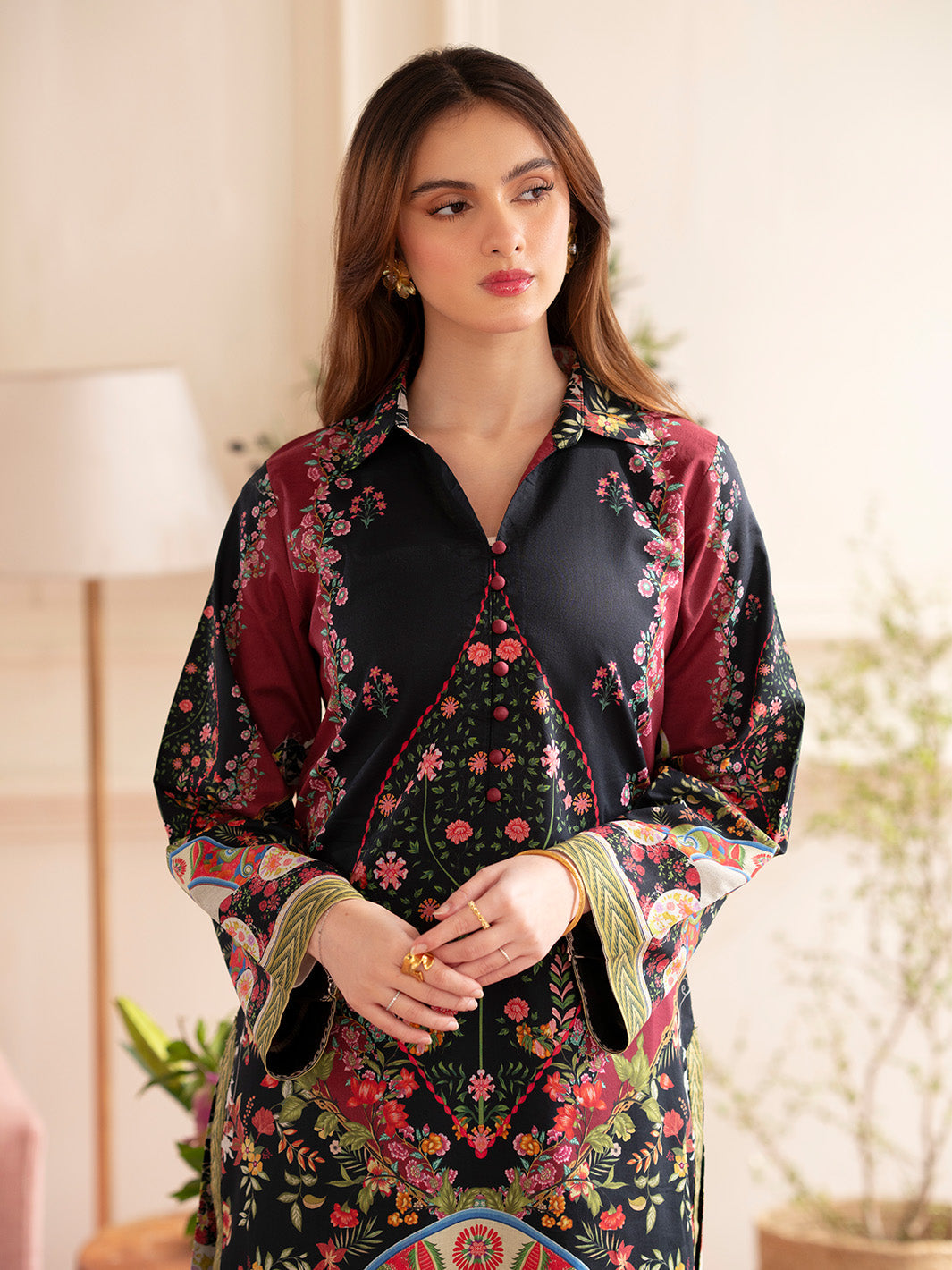 Noir 2PC Lawn – N-08