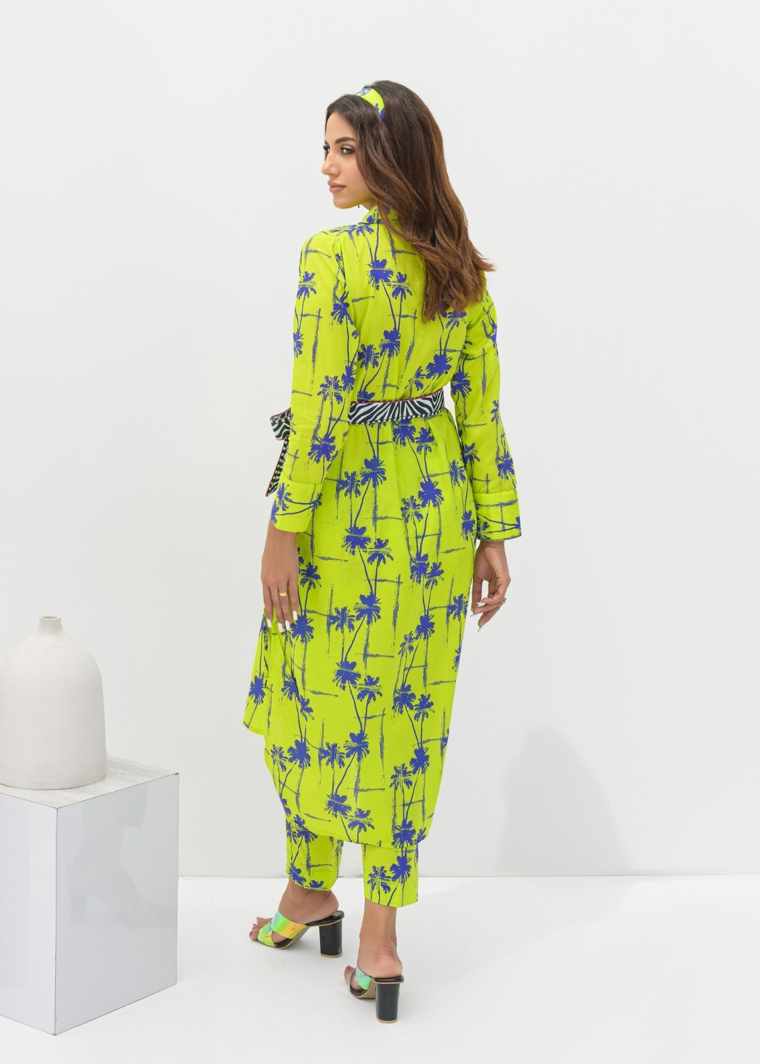 cambric Co Ord Sets in Neon green