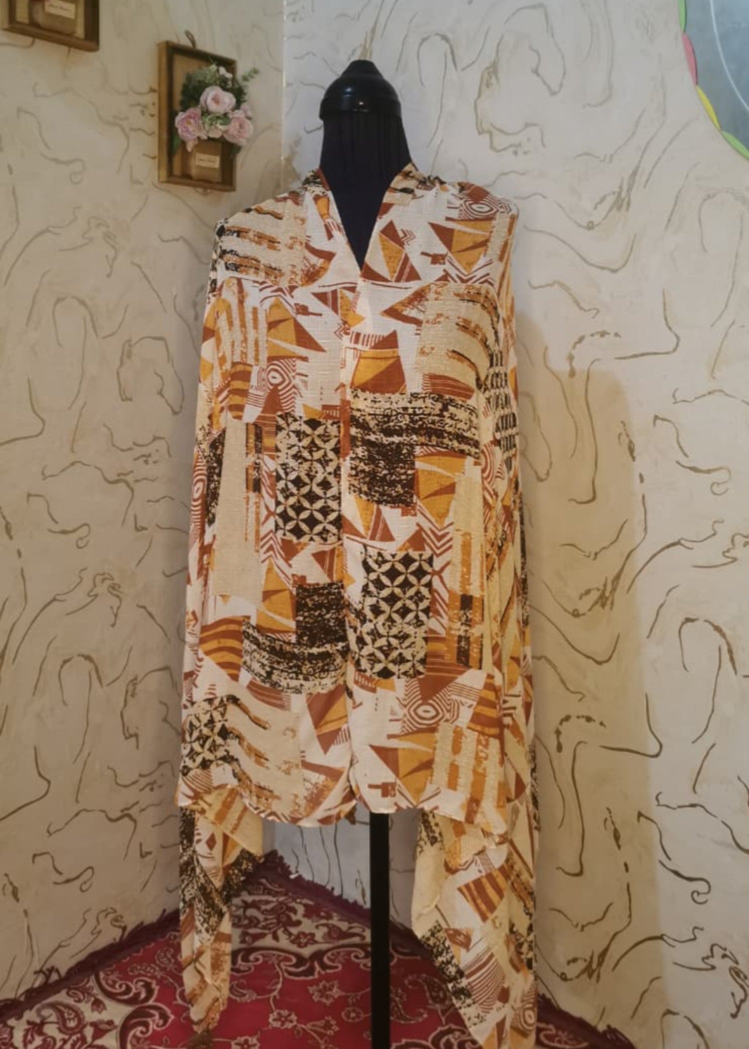 Scarf in Bronze orange, chocolate brown Color by - Trendy Women Scarf XMM8665