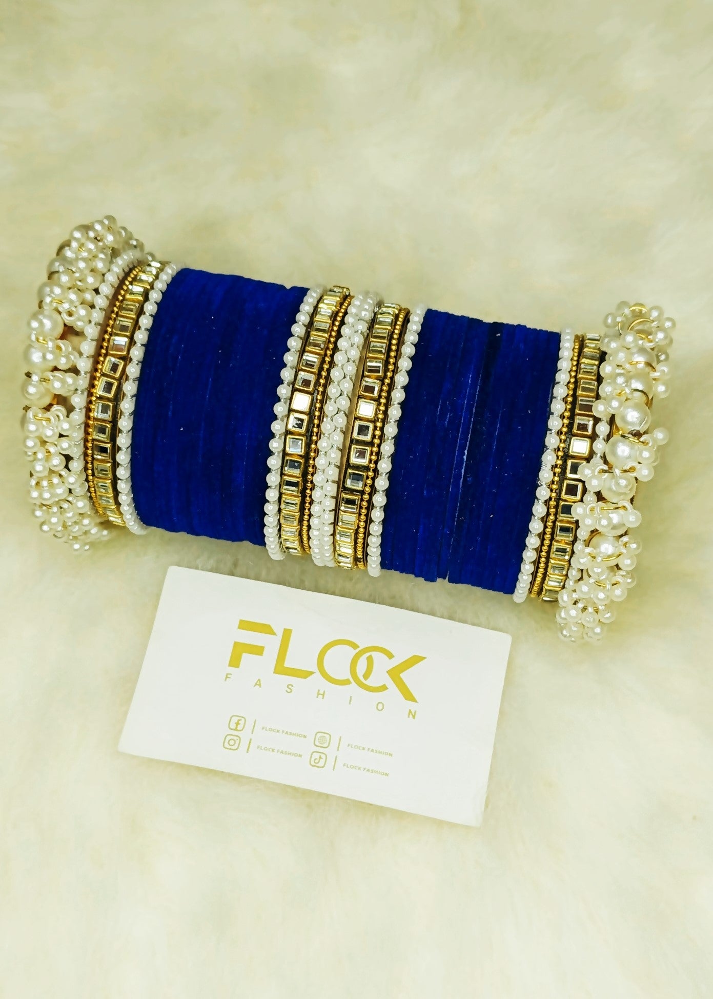 Bangles in Blue Color by - Trendy Women Bangles PTV6566