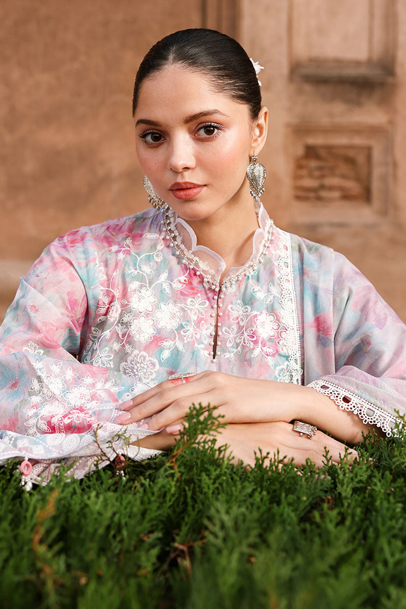 Festive – Velvet Dusk - Printed & Embroidered Lawn