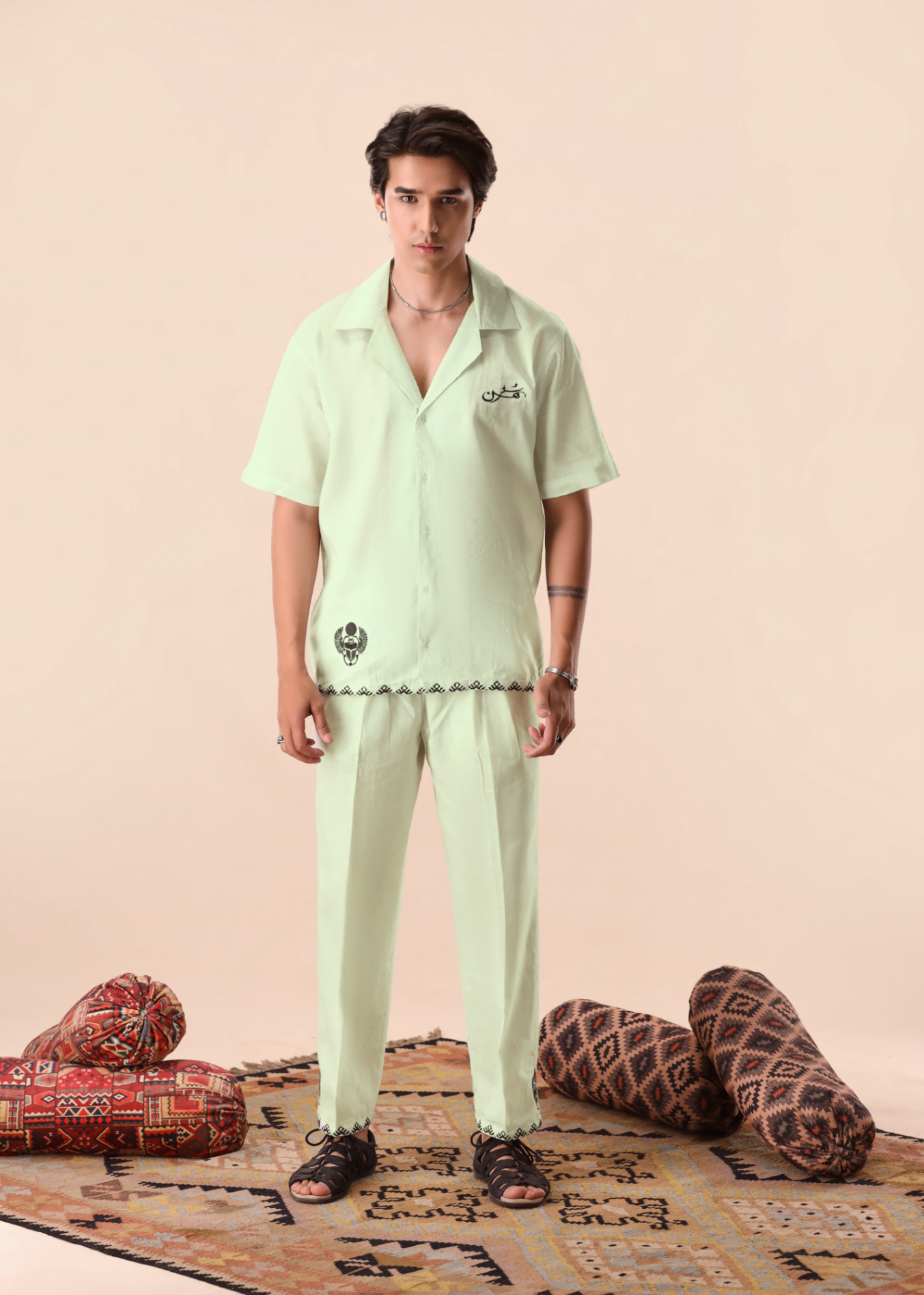 Co ord Set in Pastel green