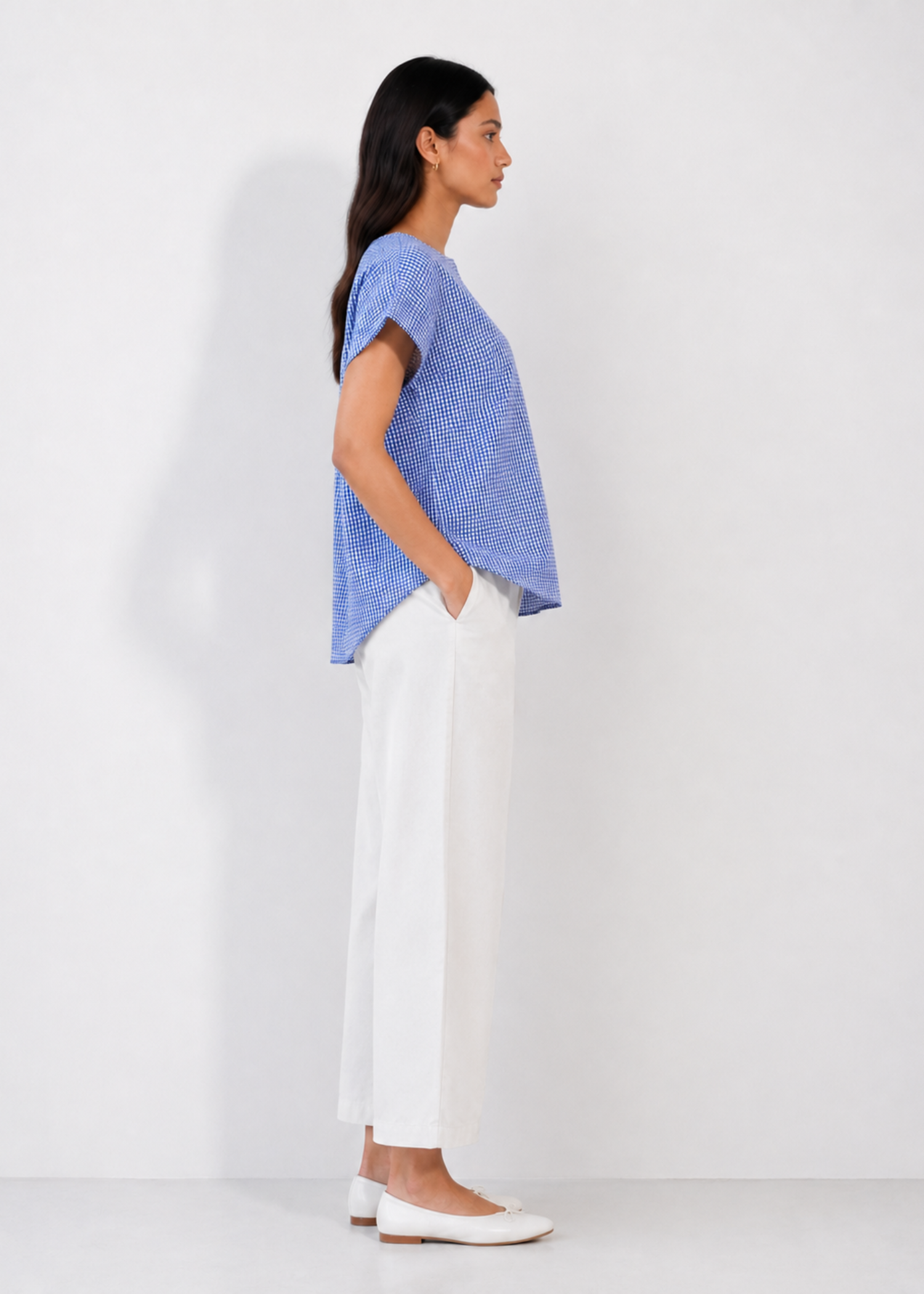 cotton Top in Light blue