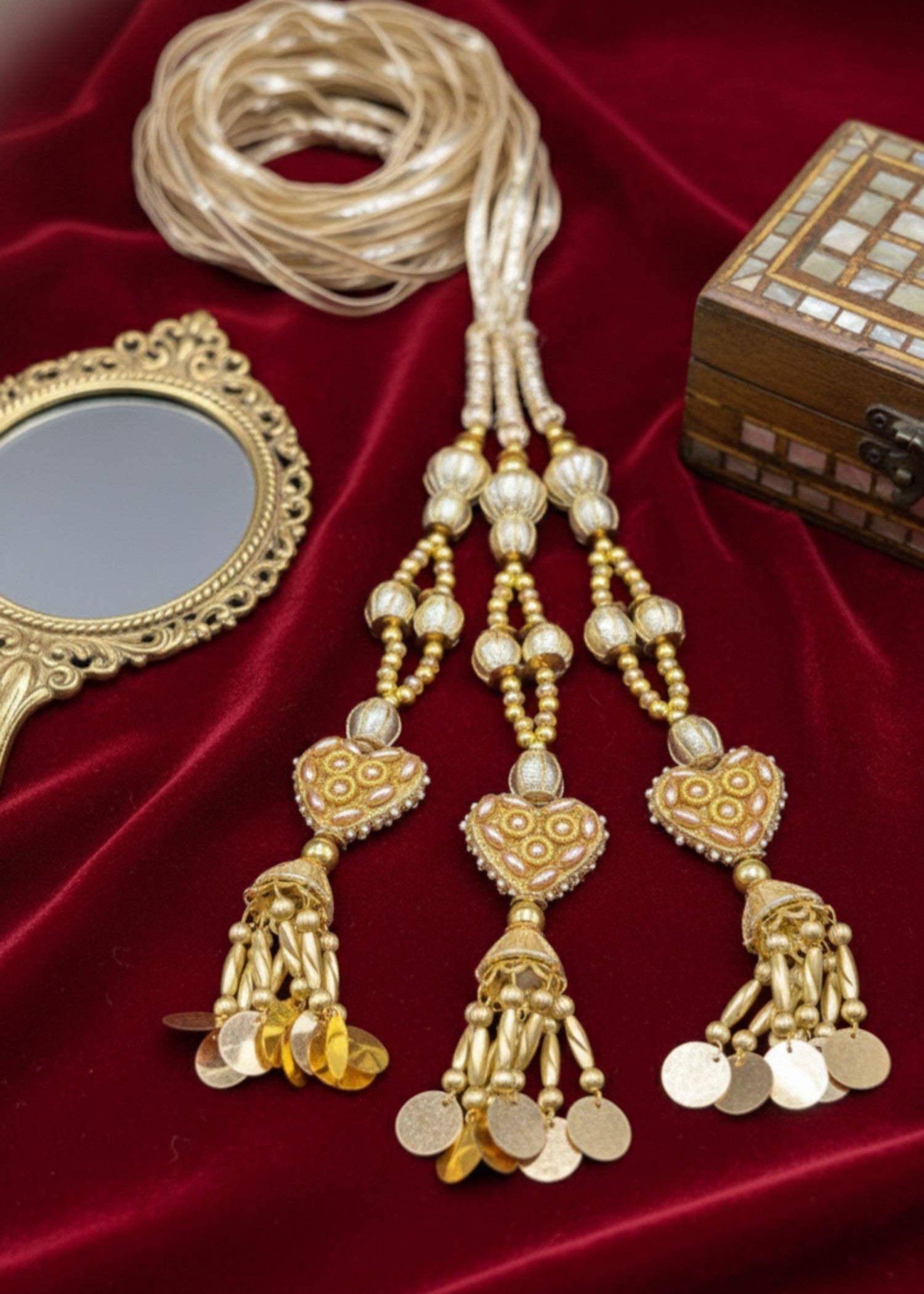 Paranda in Gold Color by - Trendy Women Paranda MHJ2304