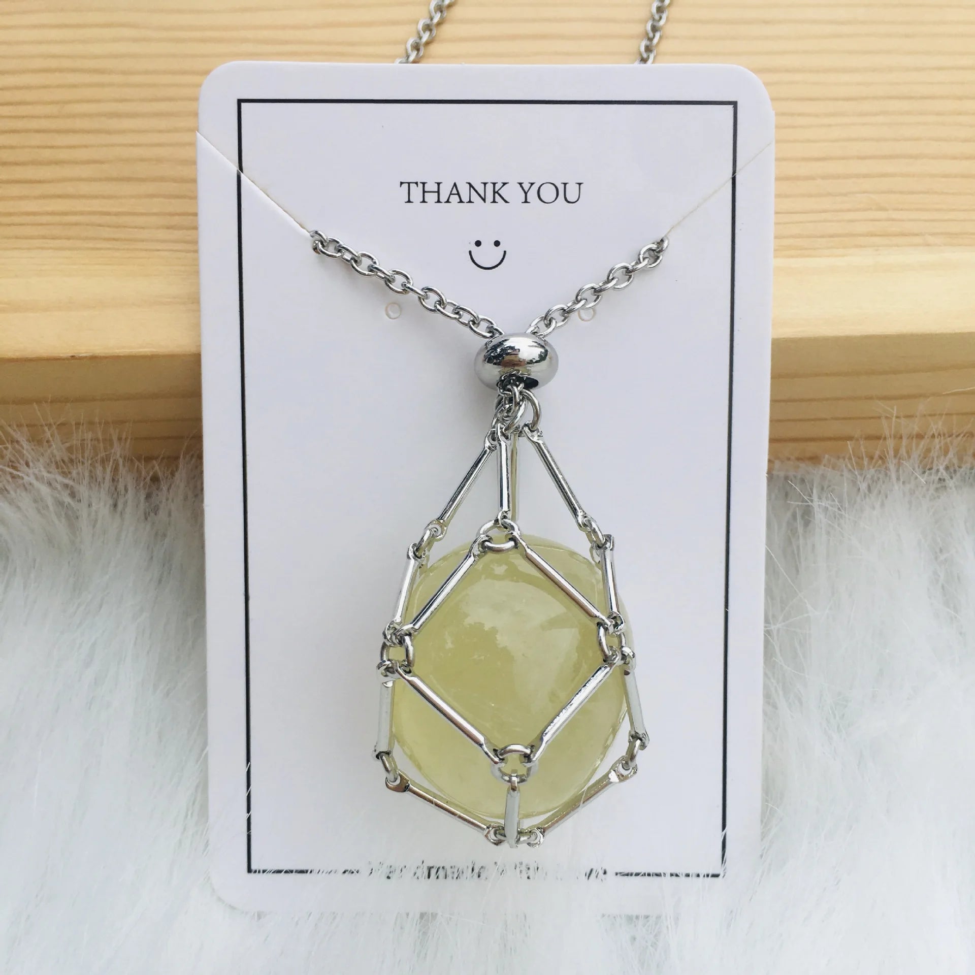 Elegant Customized Stone Pendant Necklace
