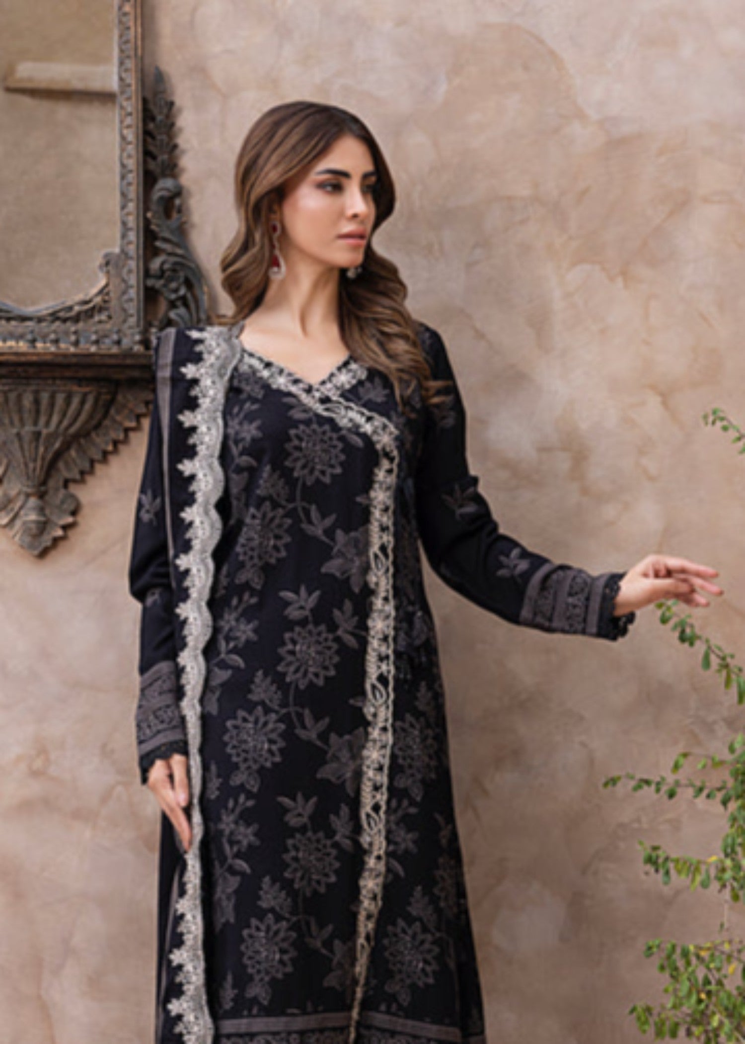 wool Unstitched in Black