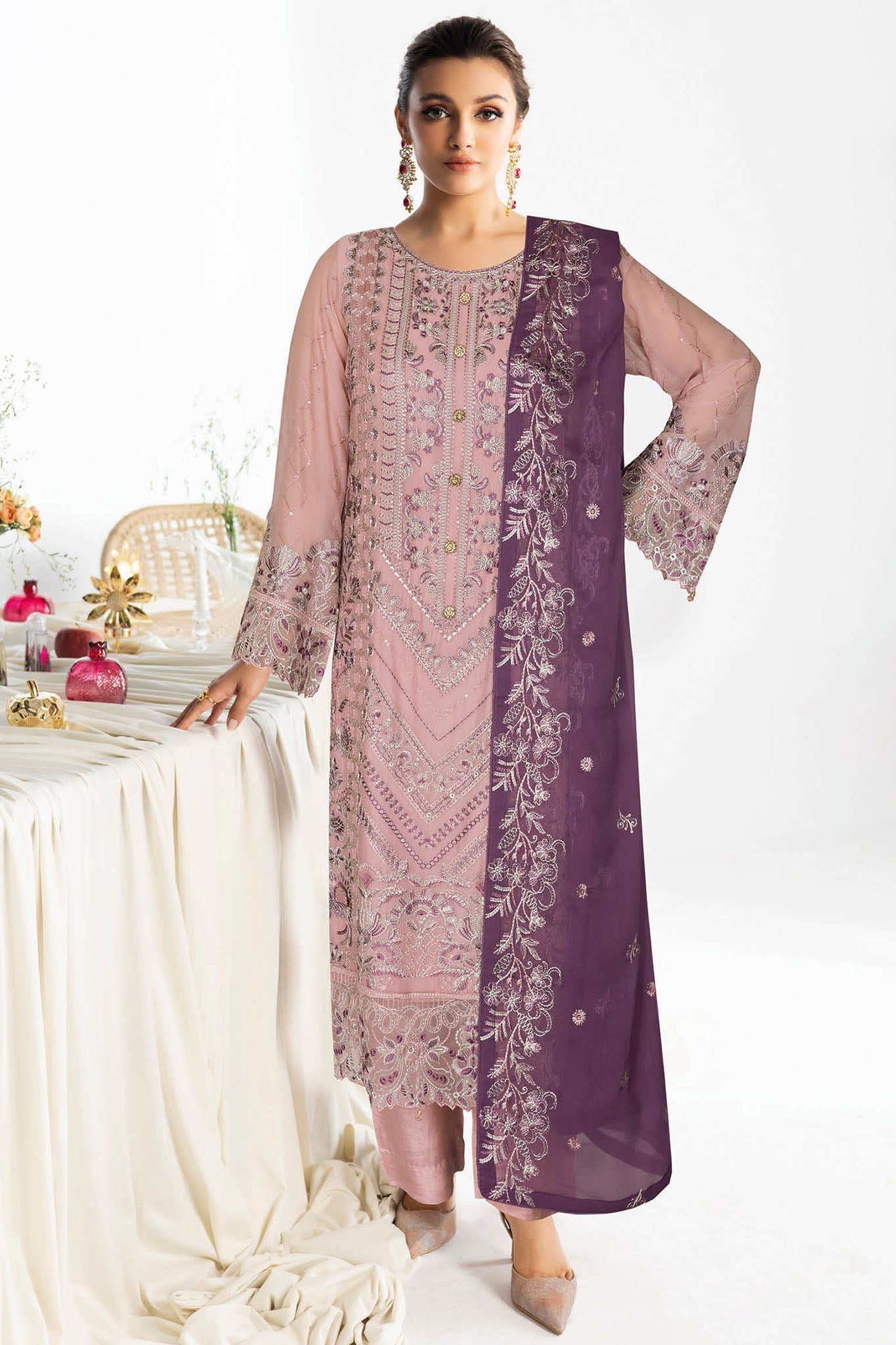 Sangeet Chiffon Formals – B-406