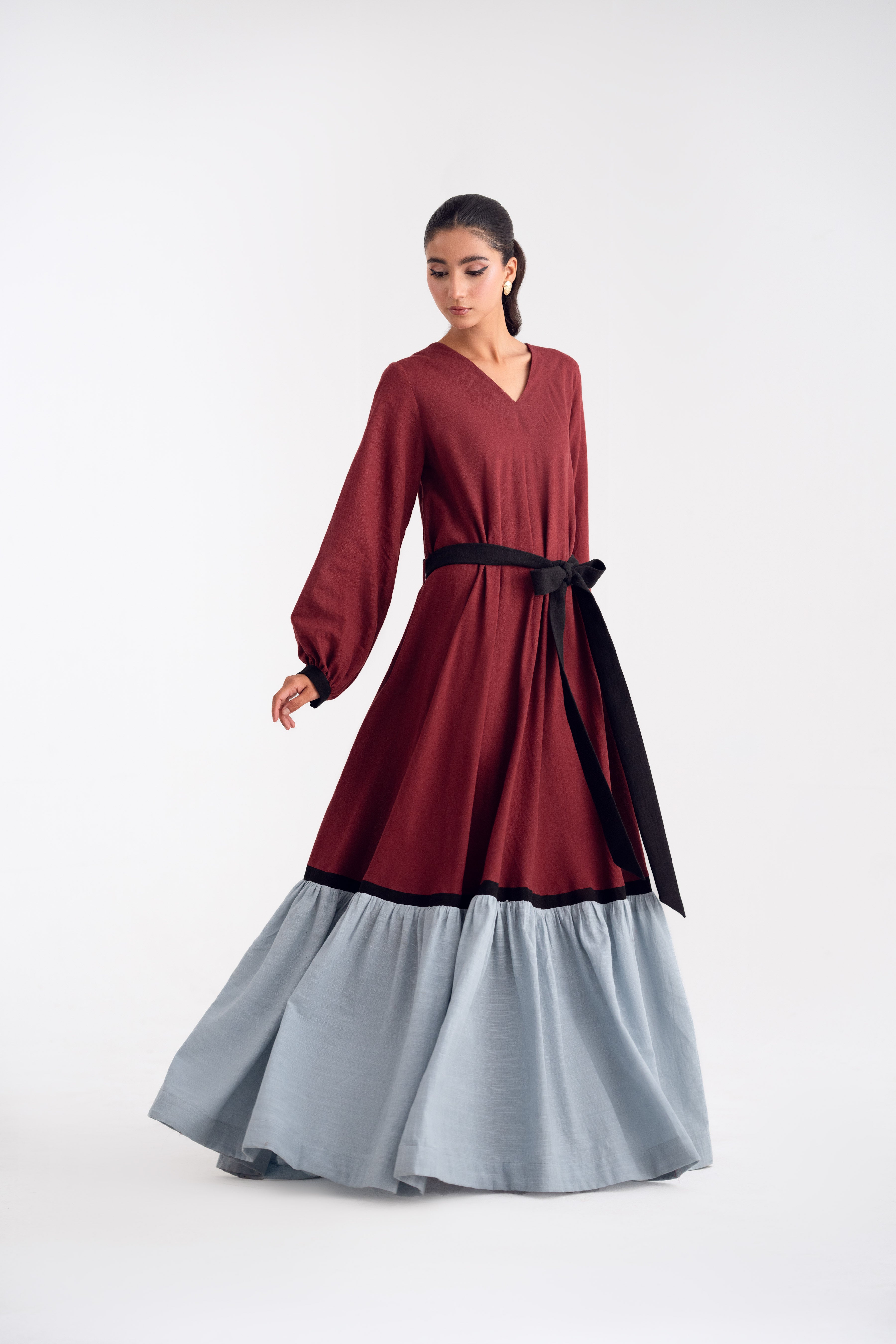 linen Maxi in Multi