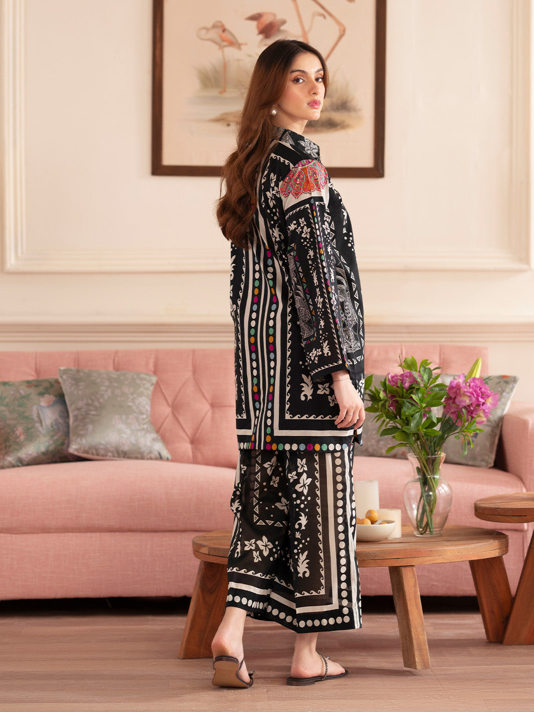 Noir 2PC Lawn – N-09