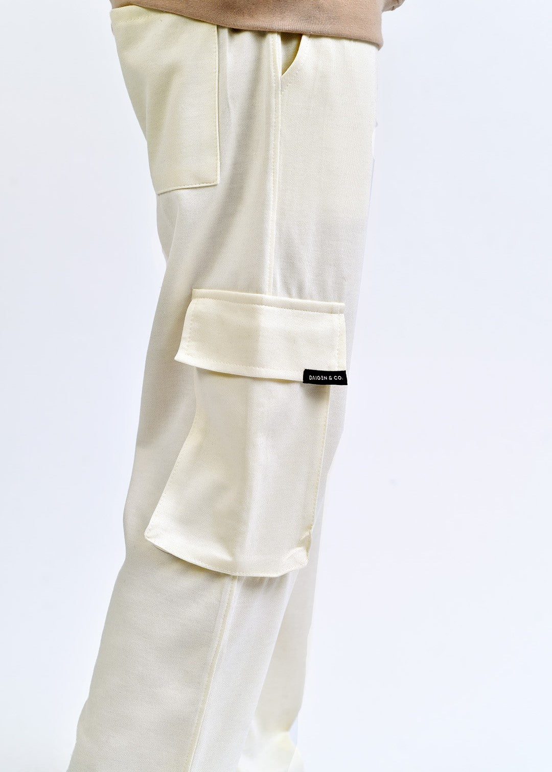 cotton Trousers in Ivory
