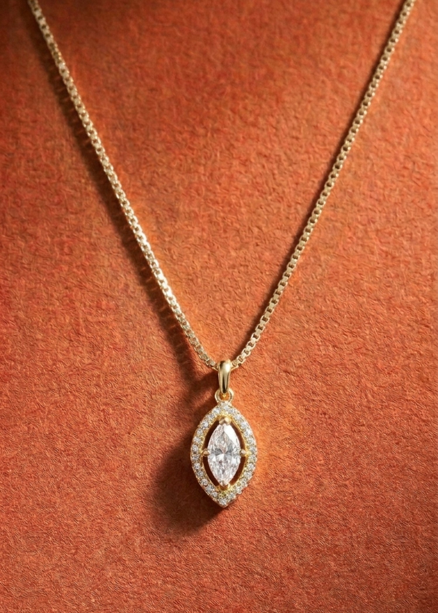 Necklace in Gold Color by - Trendy Women Necklace TIZ6626