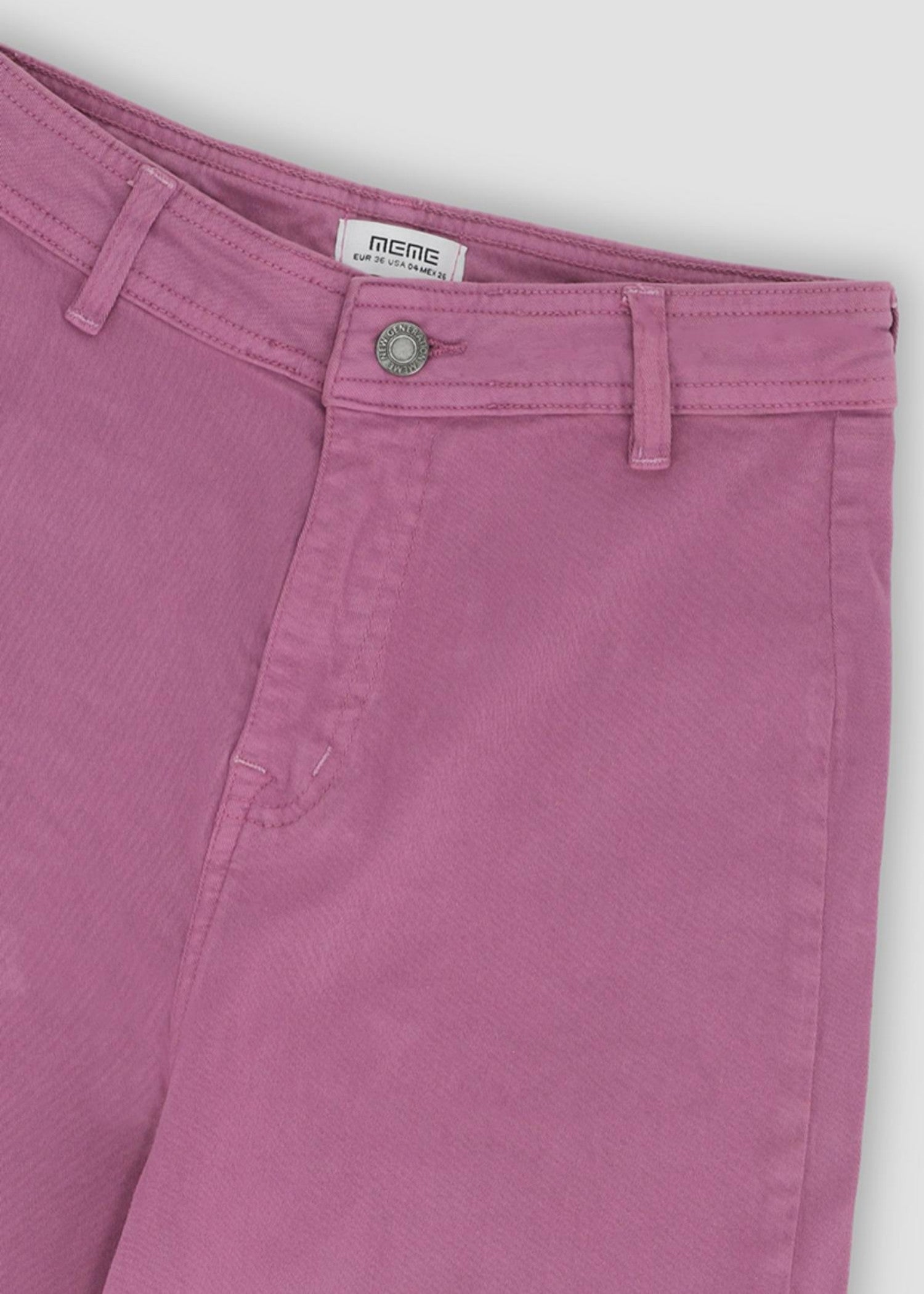 polyester Jeans in Blush