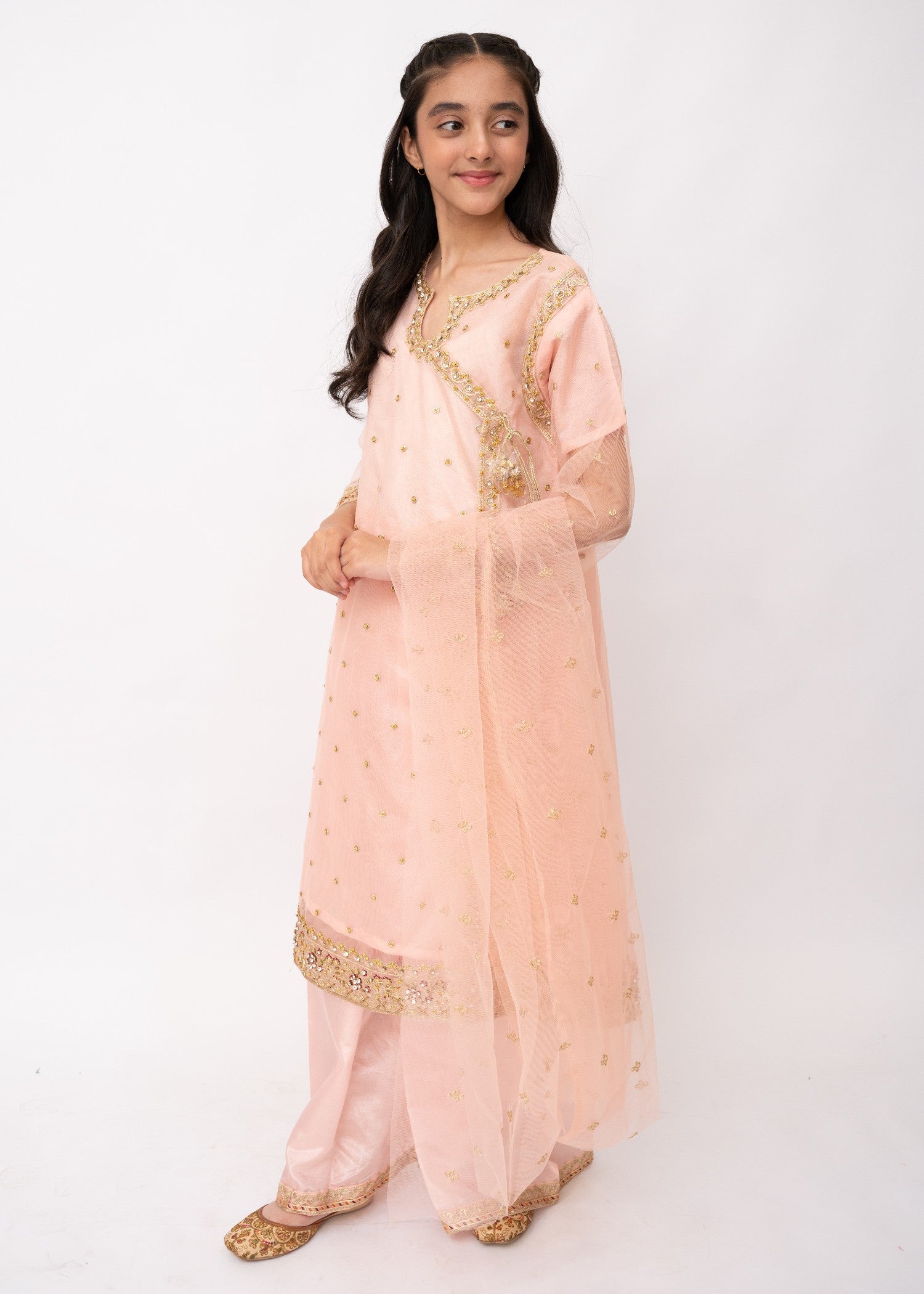 net Angrakha in Pink