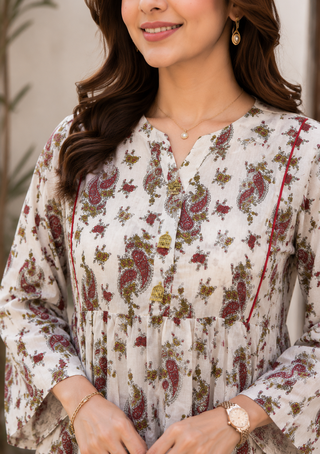 lawn Tunic in White