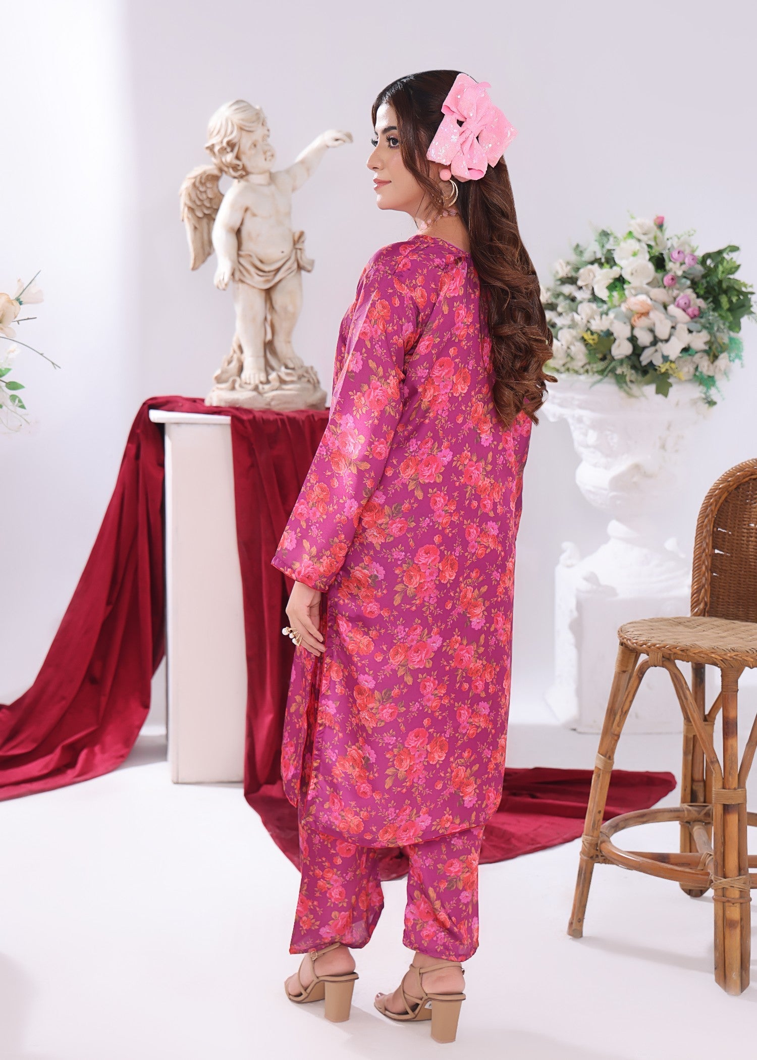 charmuse/shamooz Co Ord Sets in Cerise