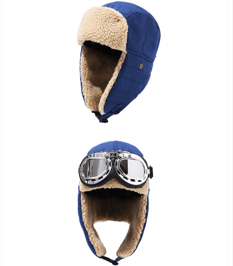 Warm Pilot Locomotive Winter Ear Protection Hat Cotton