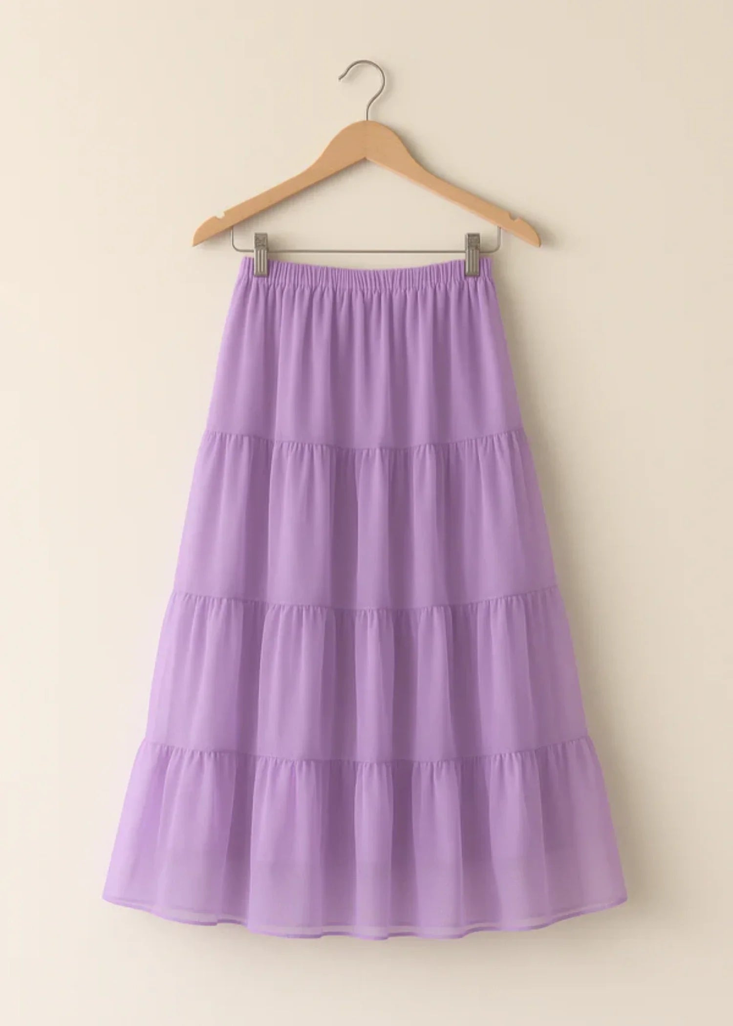 chiffon Skirt in Lavender