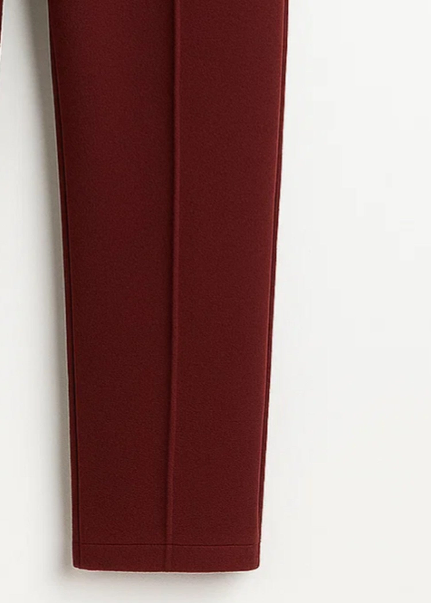 fleece Trousers in Maroon