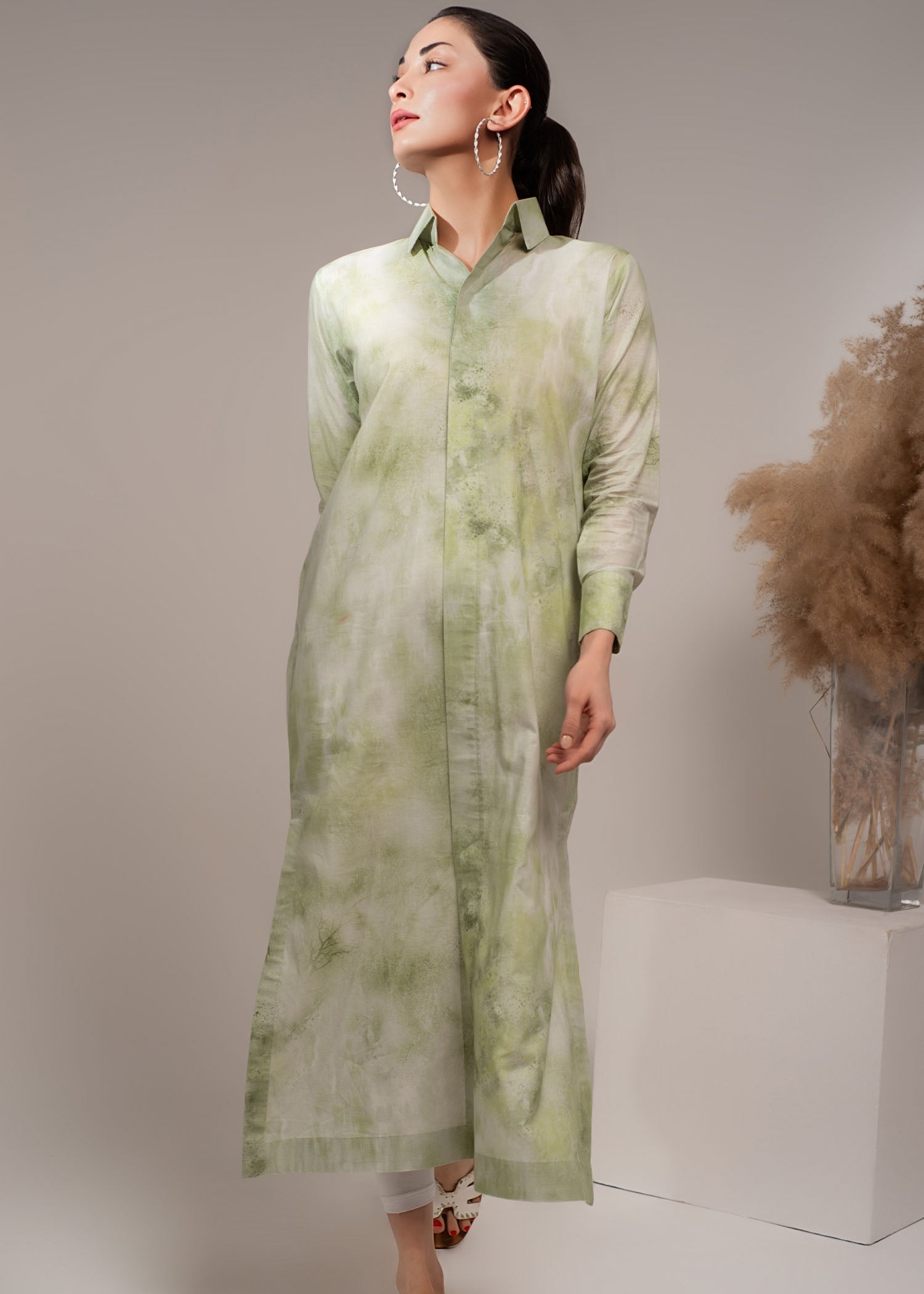 lawn Tunic in Mint green
