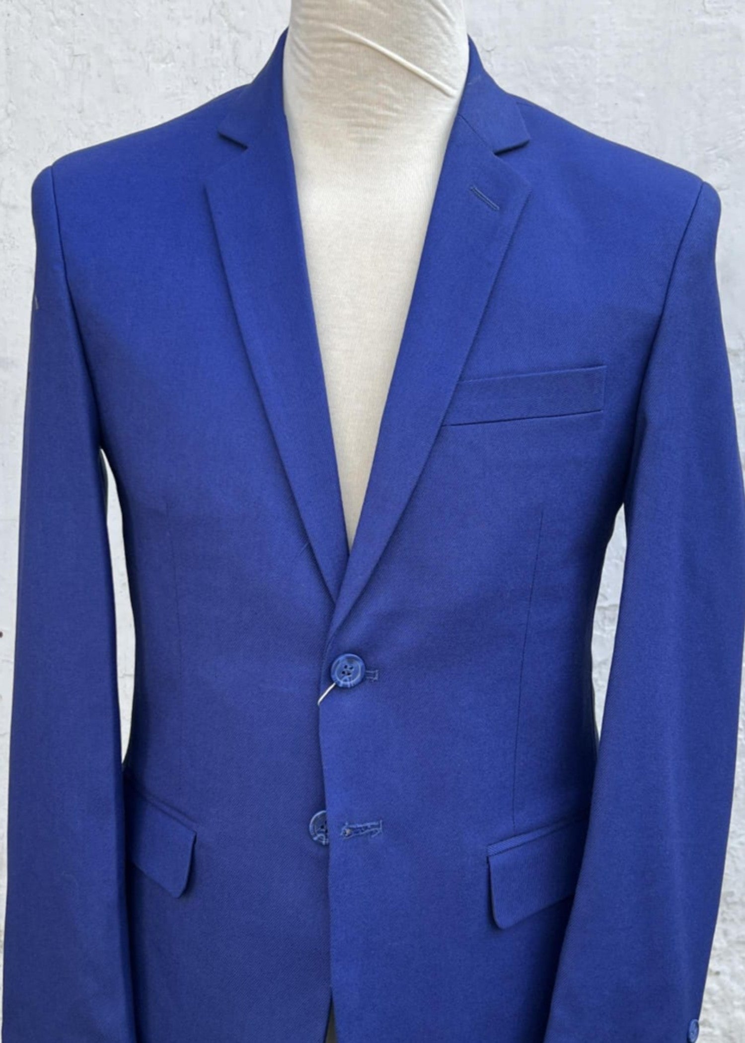 wool Blazer in Royal blue