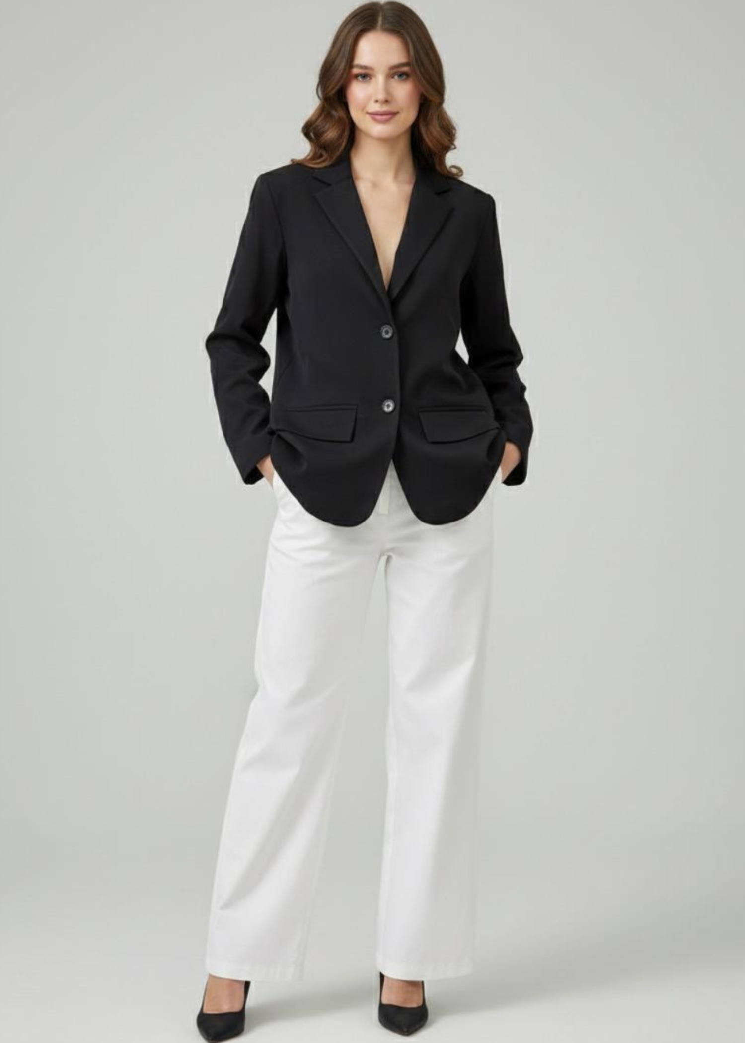 suiting Blazer in Black