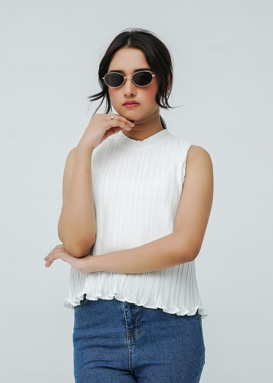 cotton Blouse in White