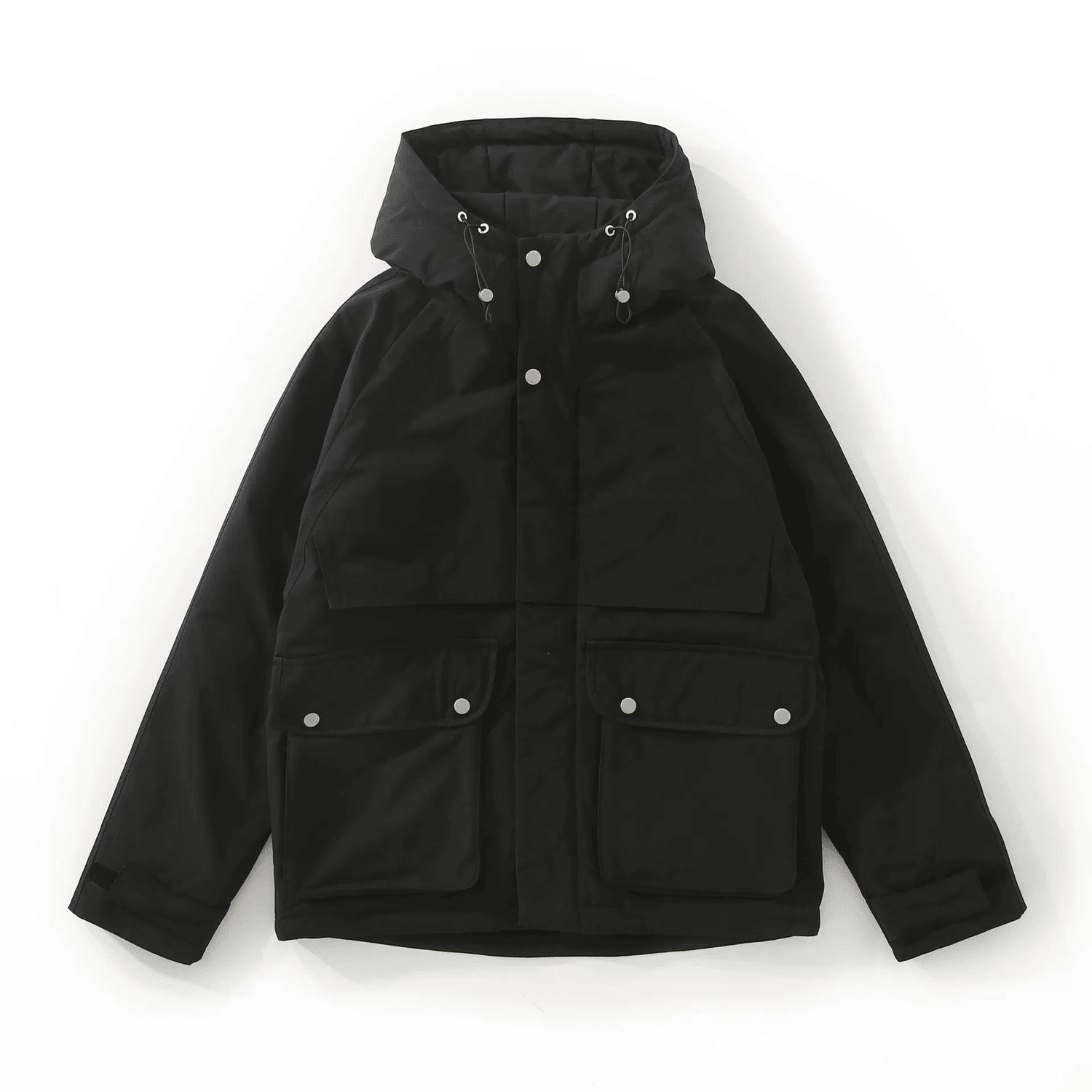 All-Match Short White Duck down Hooded Jacket Men