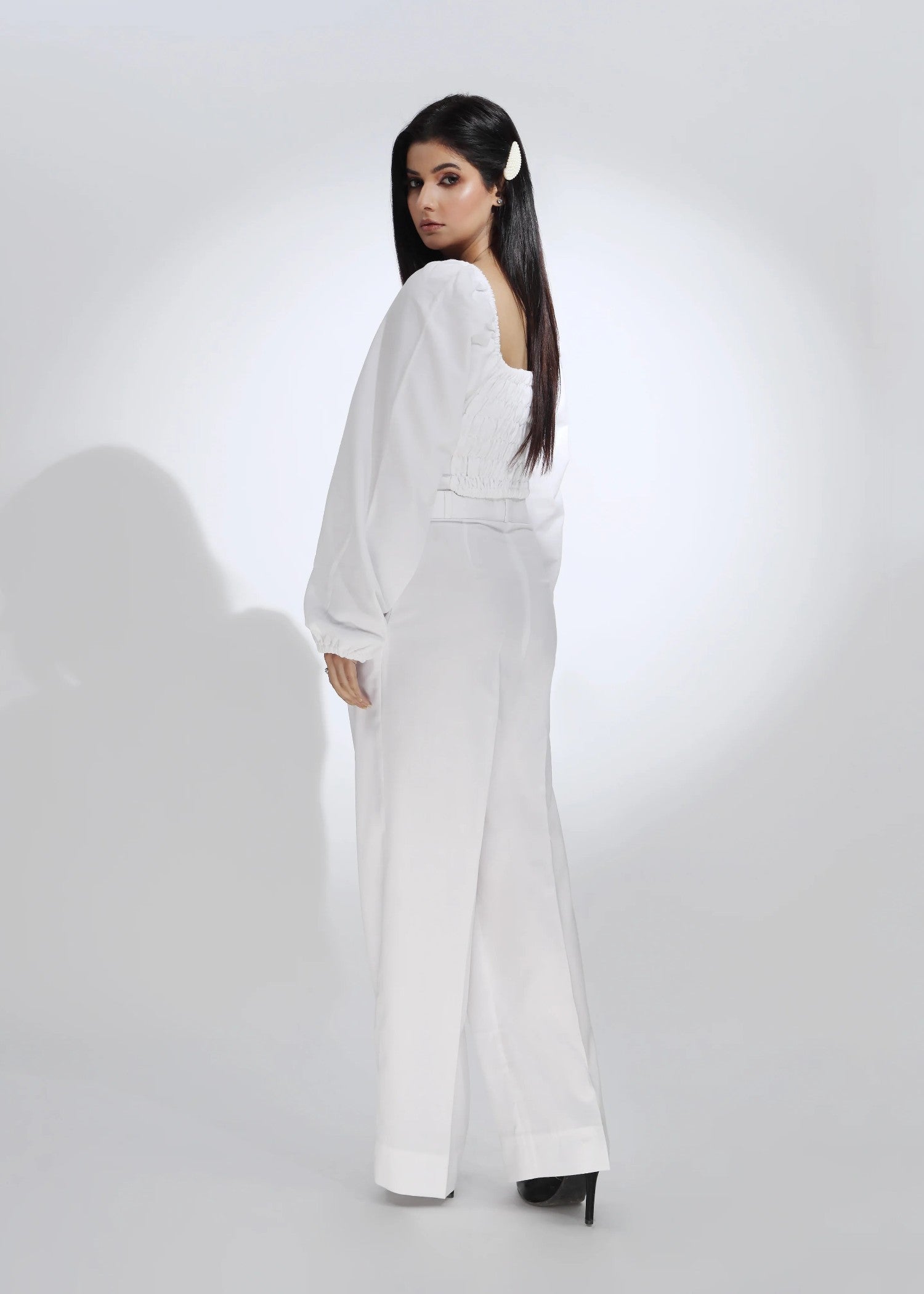 polycotton Pants in White