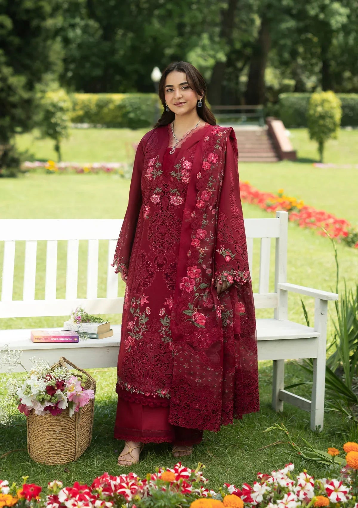 Luxury Lawn – ELQ-4a Falling Petals